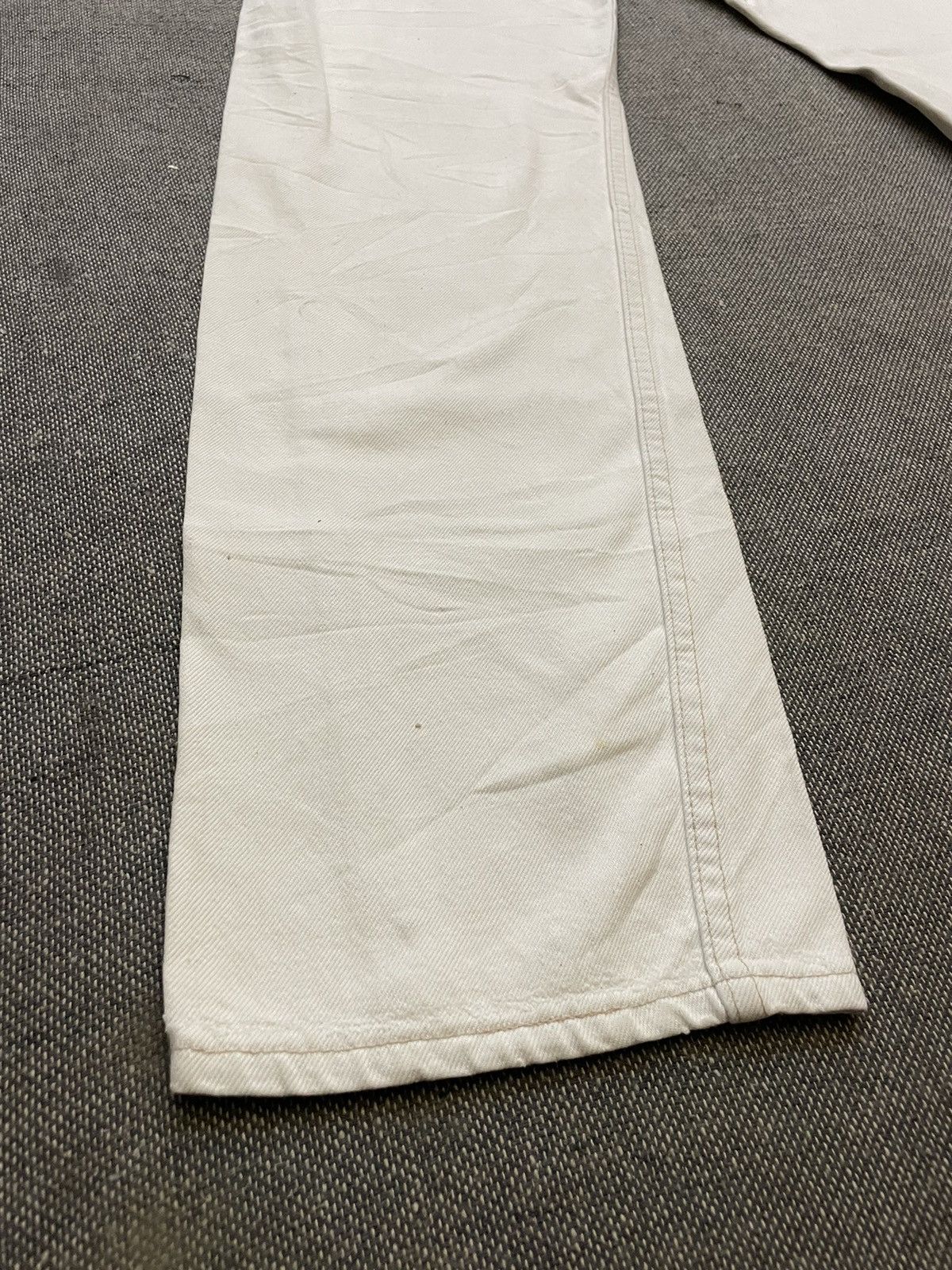 Levi's × Levi's Vintage Clothing Vintage 80s Levi’s 501 White Jeans Size US 31 - 16 Thumbnail