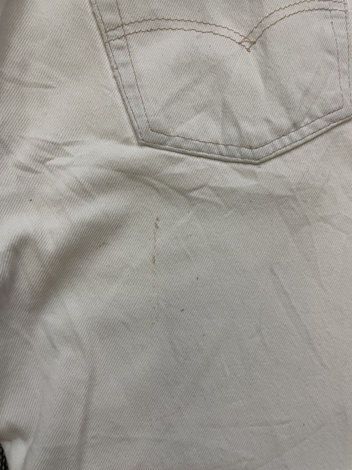 Levi's × Levi's Vintage Clothing Vintage 80s Levi’s 501 White Jeans Size US 31 - 11 Thumbnail