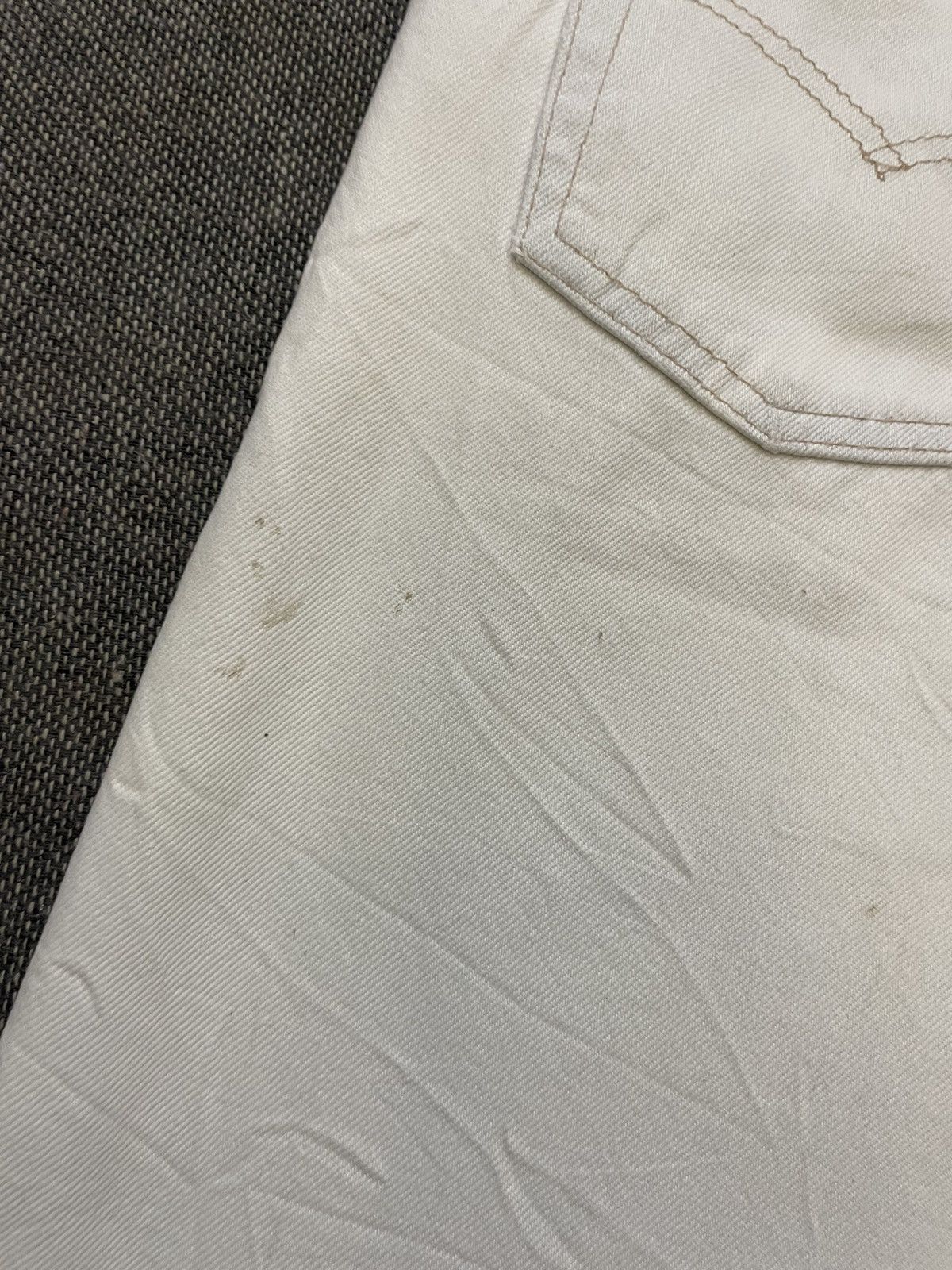 Levi's × Levi's Vintage Clothing Vintage 80s Levi’s 501 White Jeans Size US 31 - 12 Thumbnail