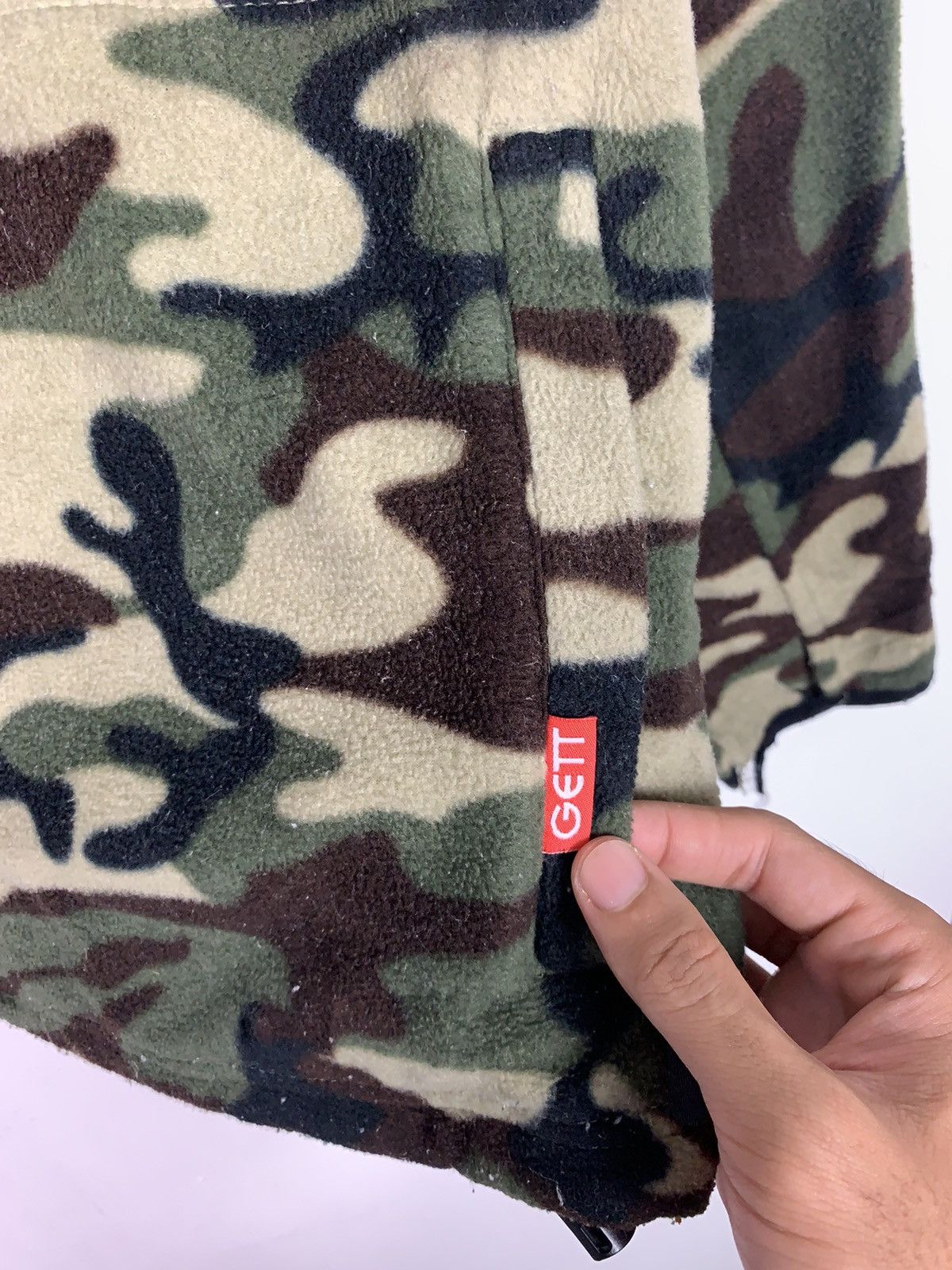 Japanese Brand × Vintage Vintage Japanese Brand Camo Sweatshirt Size US L / EU 52-54 / 3 - 8 Thumbnail