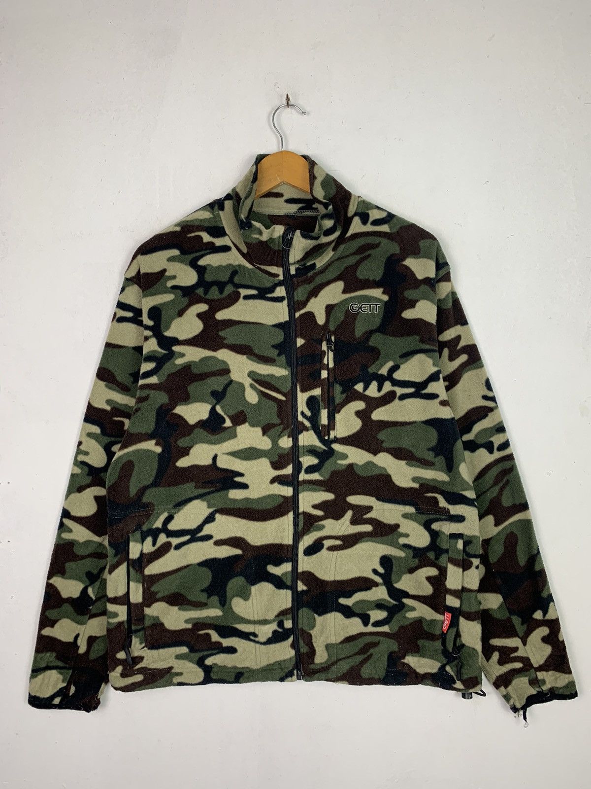 Japanese Brand × Vintage Vintage Japanese Brand Camo Sweatshirt Size US L / EU 52-54 / 3 - 1 Thumbnail