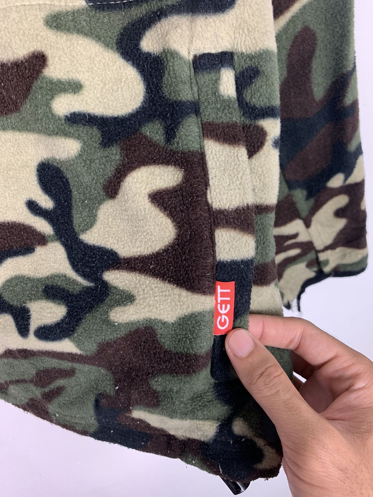 Japanese Brand × Vintage Vintage Japanese Brand Camo Sweatshirt Size US L / EU 52-54 / 3 - 7 Thumbnail