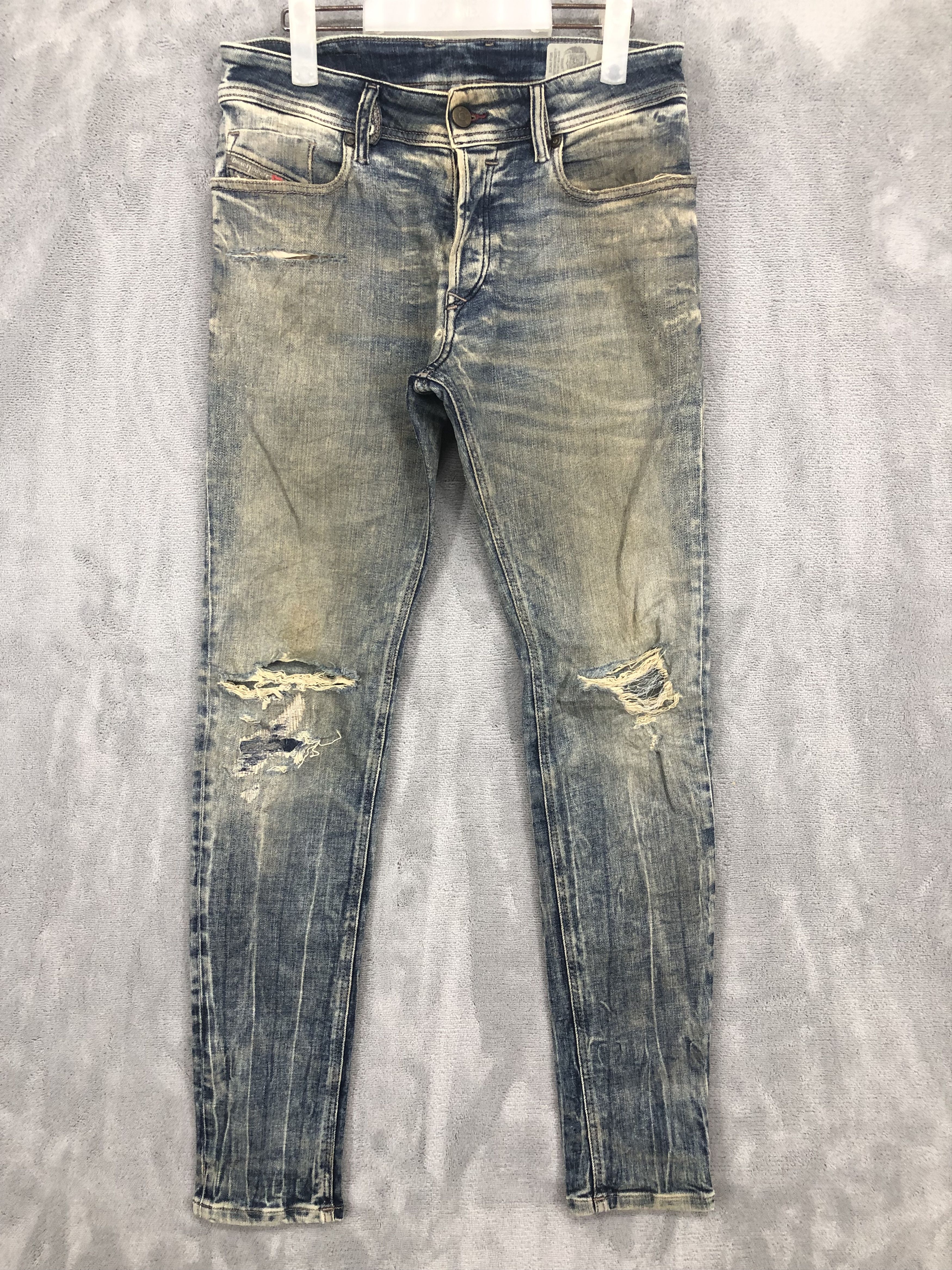 Diesel Distressed Denim Slim Skinny Jeans