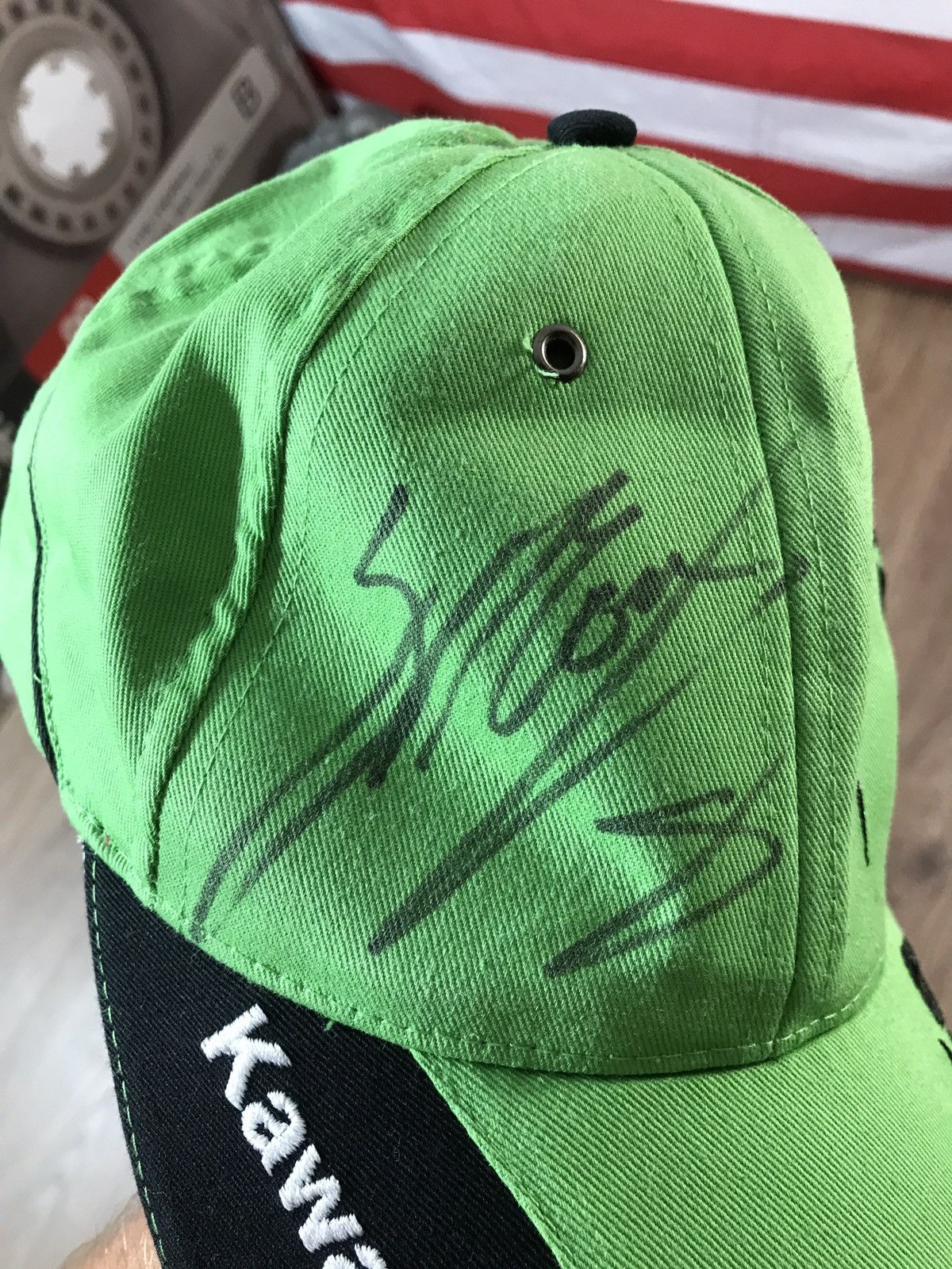 Vintage Vintage Kawasaki racing cap Size ONE SIZE - 3 Thumbnail