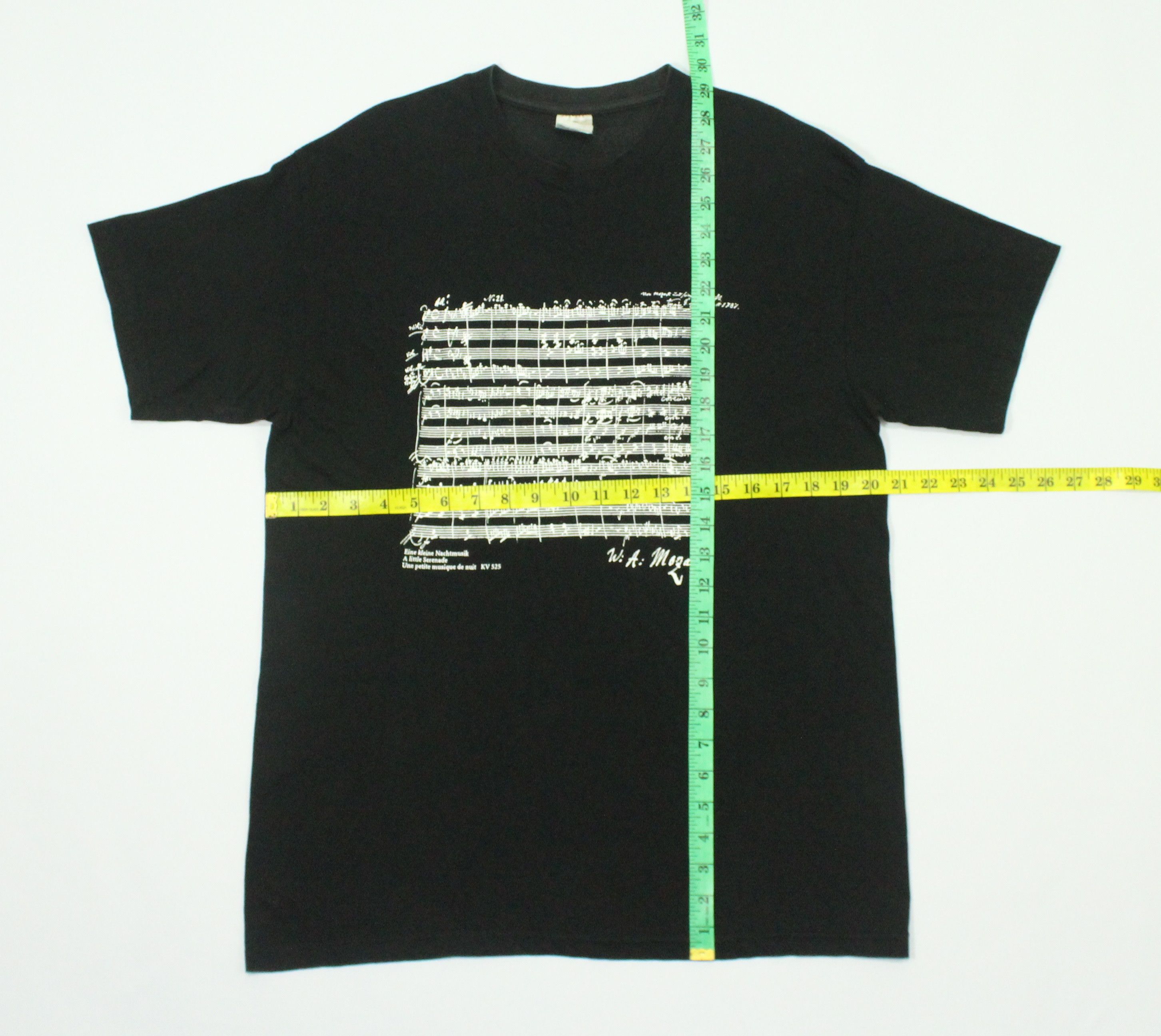 Band Tees MOZART T Shirt Notes Lyrics Chords Size US M / EU 48-50 / 2 - 10 Thumbnail