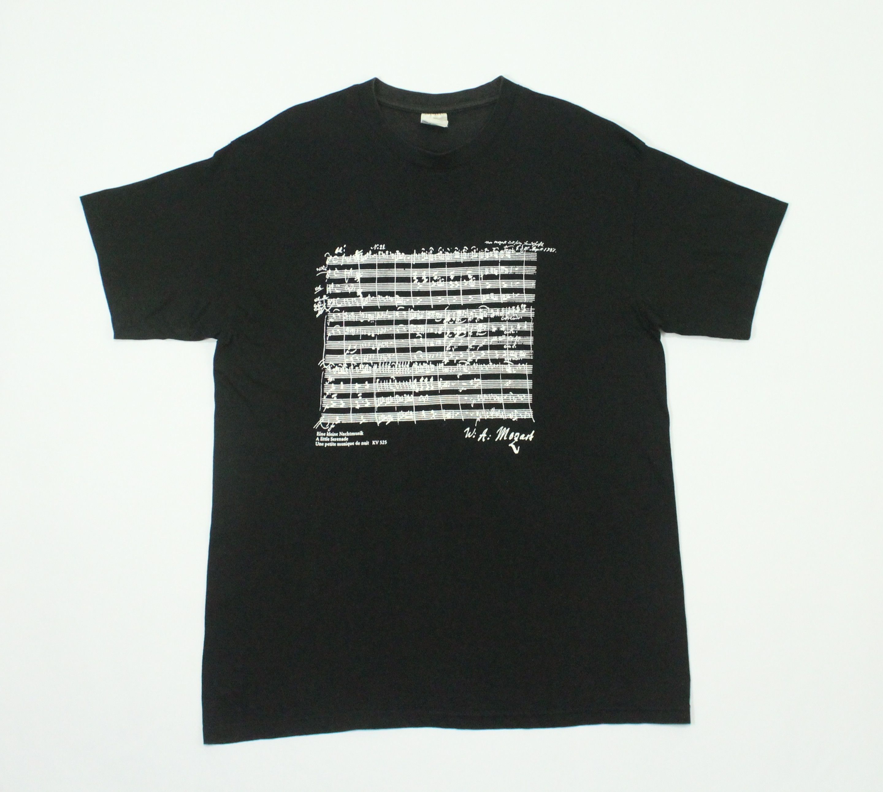 Band Tees MOZART T Shirt Notes Lyrics Chords Size US M / EU 48-50 / 2 - 3 Thumbnail