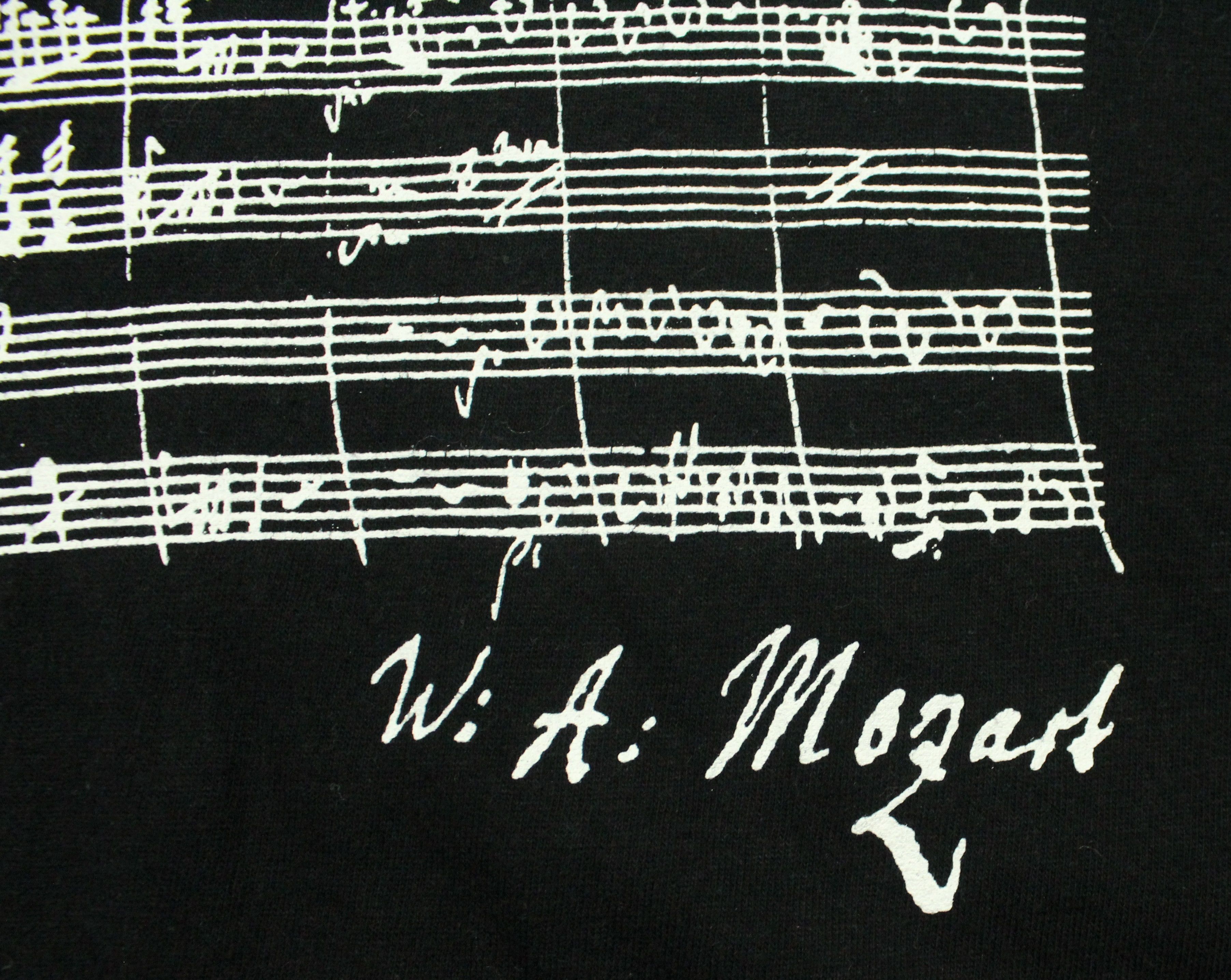 Band Tees MOZART T Shirt Notes Lyrics Chords Size US M / EU 48-50 / 2 - 4 Thumbnail
