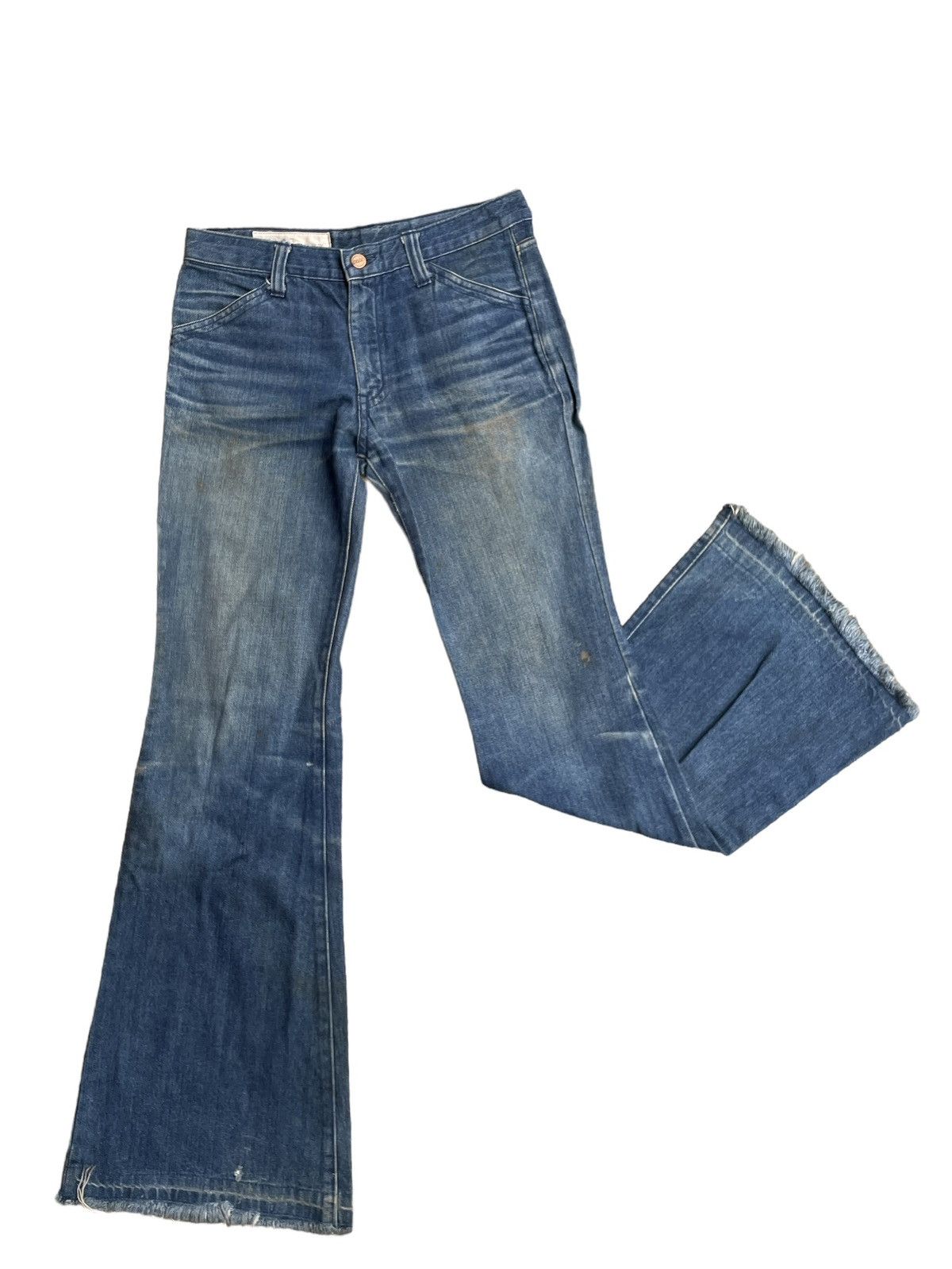Japanese Brand × Vintage Halt Fashion Jeans Flare Size US 28 / EU 44 - 2 Thumbnail