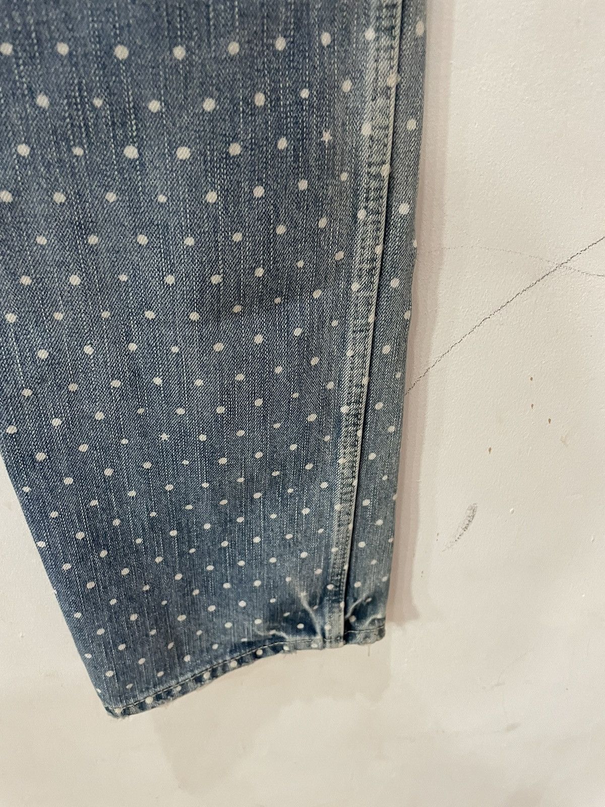 Japanese Brand × Le Grande Bleu (L.G.B.) Japan Brand Cube Sugar Workwear Polka Dot Jeans Size US 28 / EU 44 - 18 Thumbnail