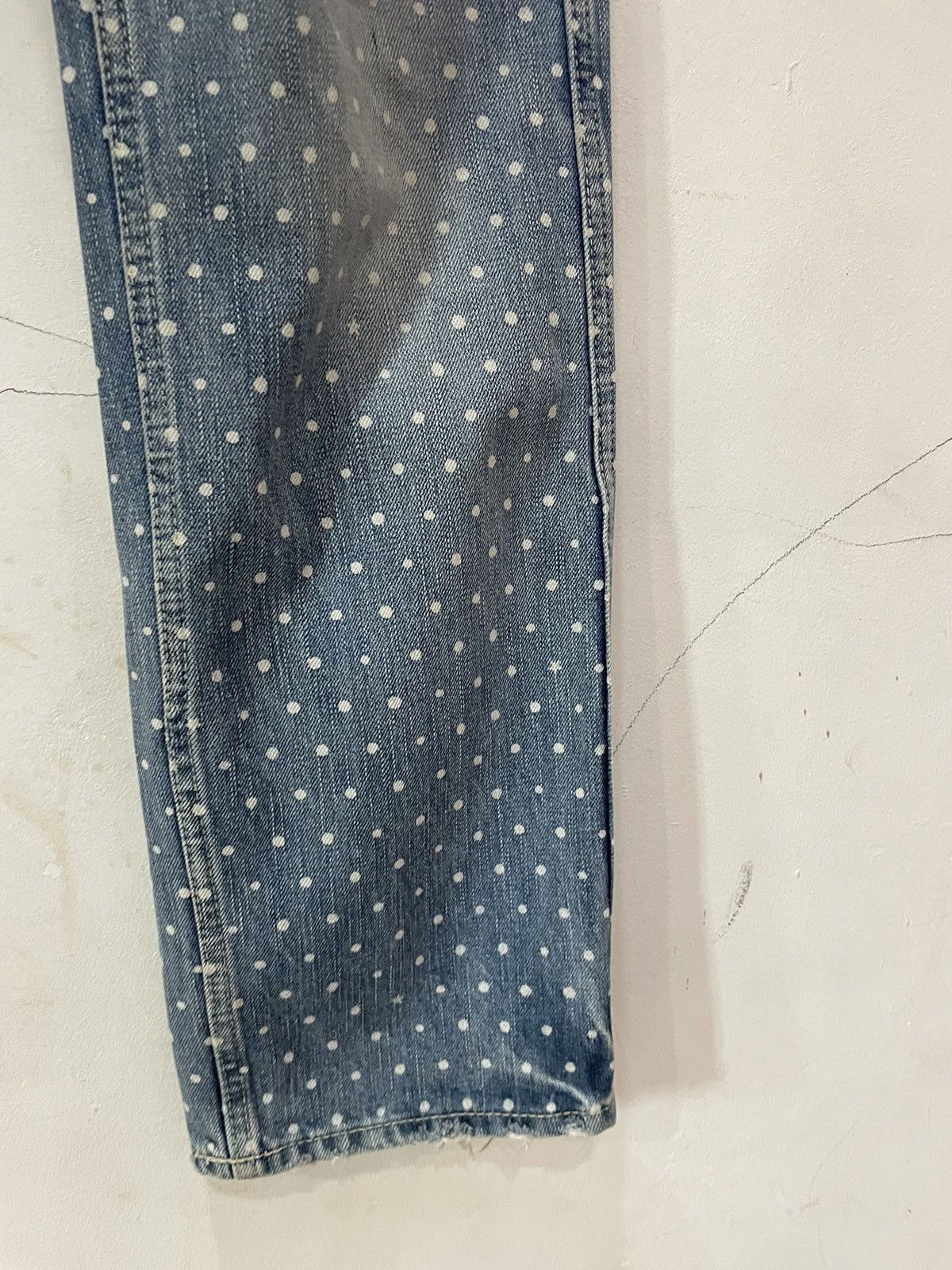 Japanese Brand × Le Grande Bleu (L.G.B.) Japan Brand Cube Sugar Workwear Polka Dot Jeans Size US 28 / EU 44 - 7 Thumbnail