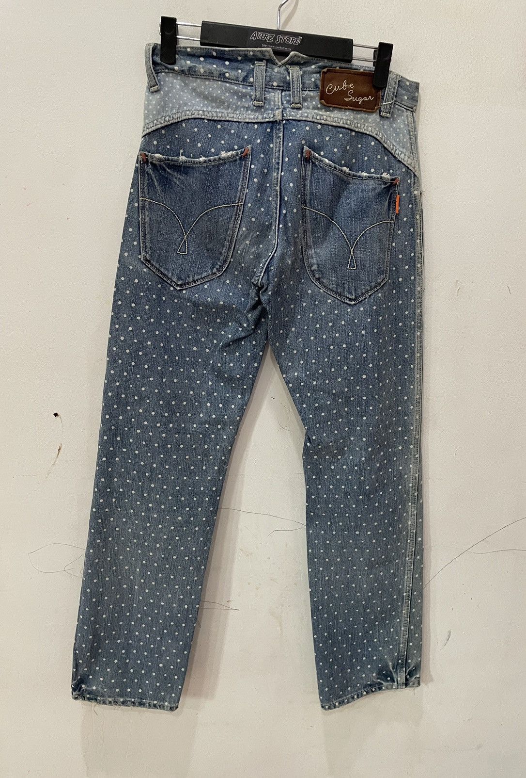 Japanese Brand × Le Grande Bleu (L.G.B.) Japan Brand Cube Sugar Workwear Polka Dot Jeans Size US 28 / EU 44 - 10 Thumbnail