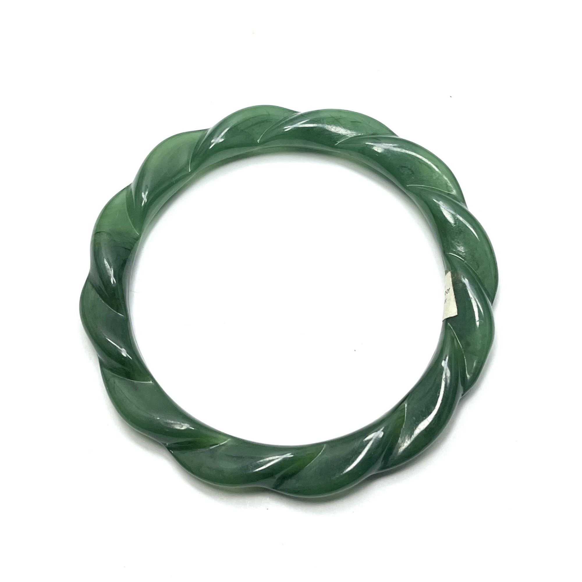 Vintage Avon West Germany Green Bangle Bracelet