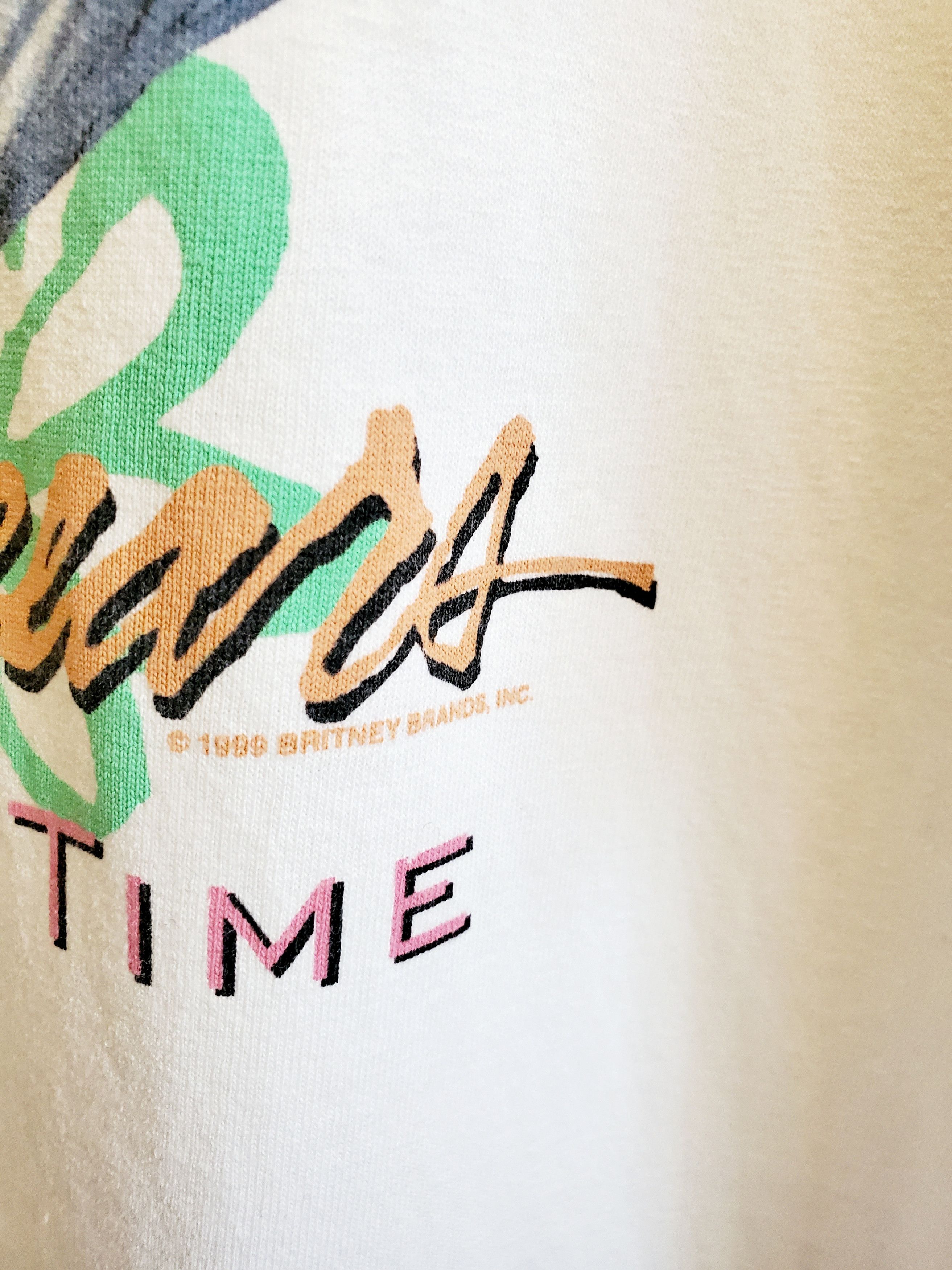 Band Tees × Vintage Vintag 1999 Britney Spears baby one more time tee Shirt Xl Size US XL / EU 56 / 4 - 3 Thumbnail