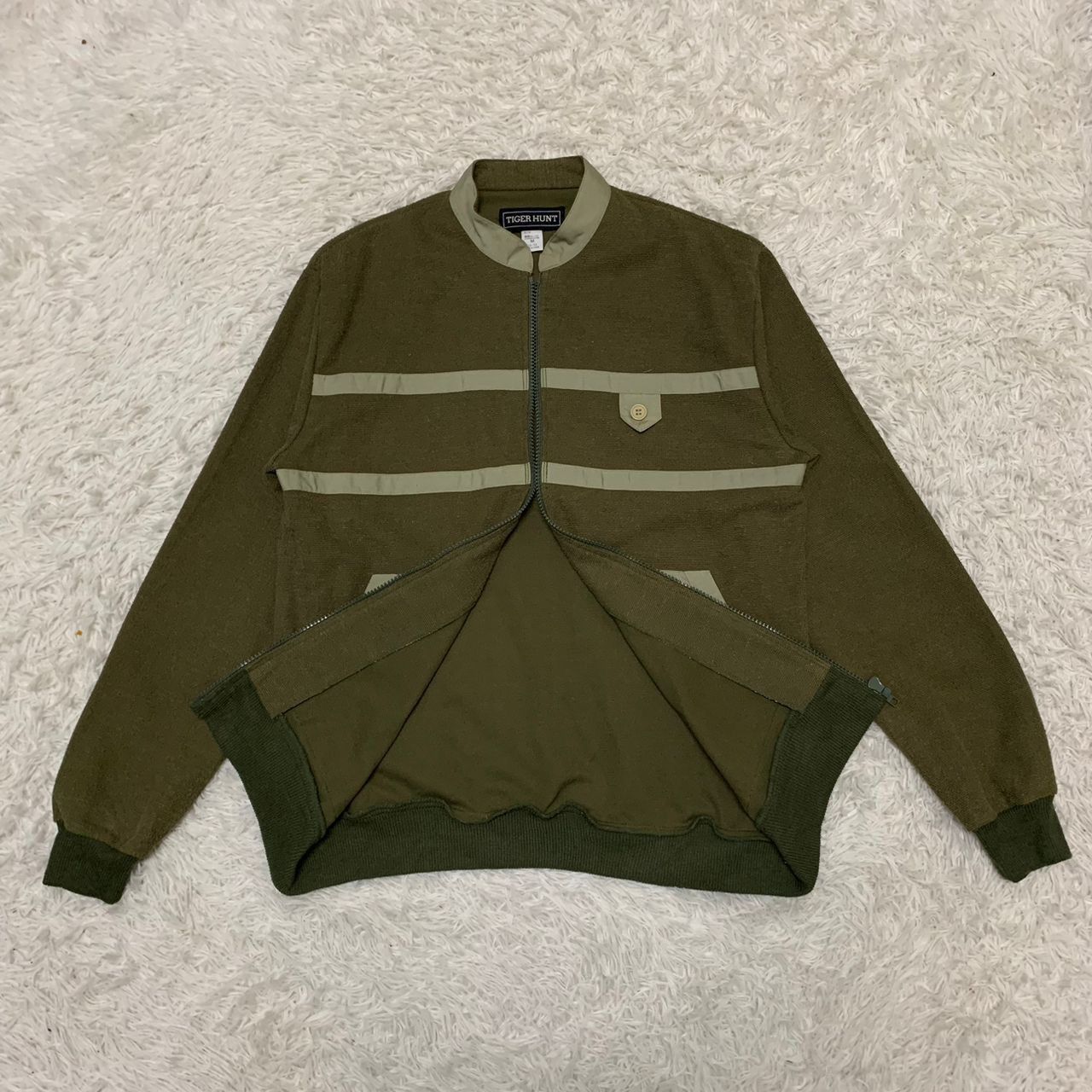 Japanese Brand Tiger Hunt block two tone colour jacket Size US M / EU 48-50 / 2 - 2 Thumbnail