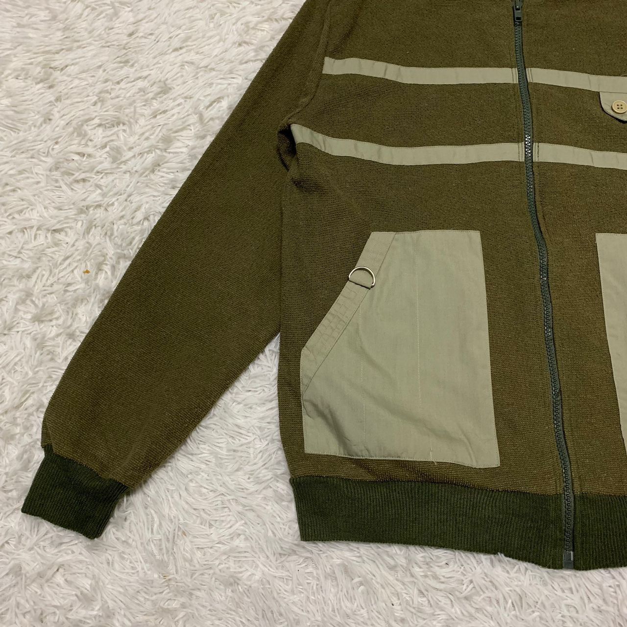 Japanese Brand Tiger Hunt block two tone colour jacket Size US M / EU 48-50 / 2 - 5 Thumbnail