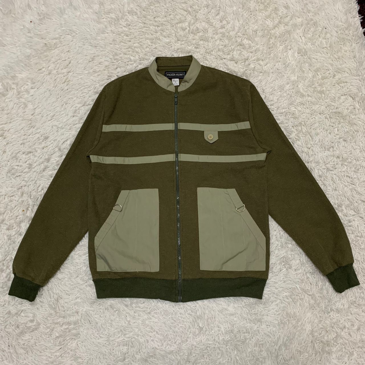 Japanese Brand Tiger Hunt block two tone colour jacket Size US M / EU 48-50 / 2 - 13 Thumbnail