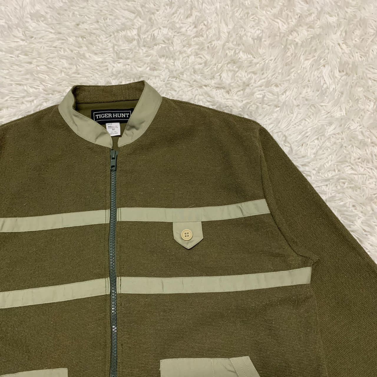 Japanese Brand Tiger Hunt block two tone colour jacket Size US M / EU 48-50 / 2 - 4 Thumbnail