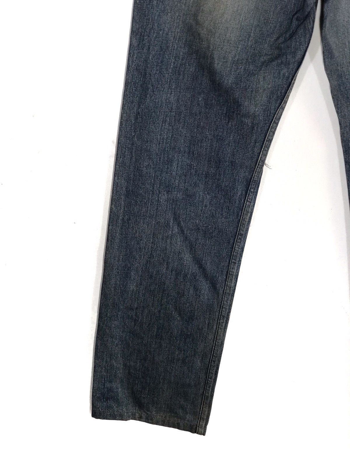 Japanese Brand Skullshit Hardliner Distressed Faded Rips Jeans Size US 30 / EU 46 - 8 Thumbnail