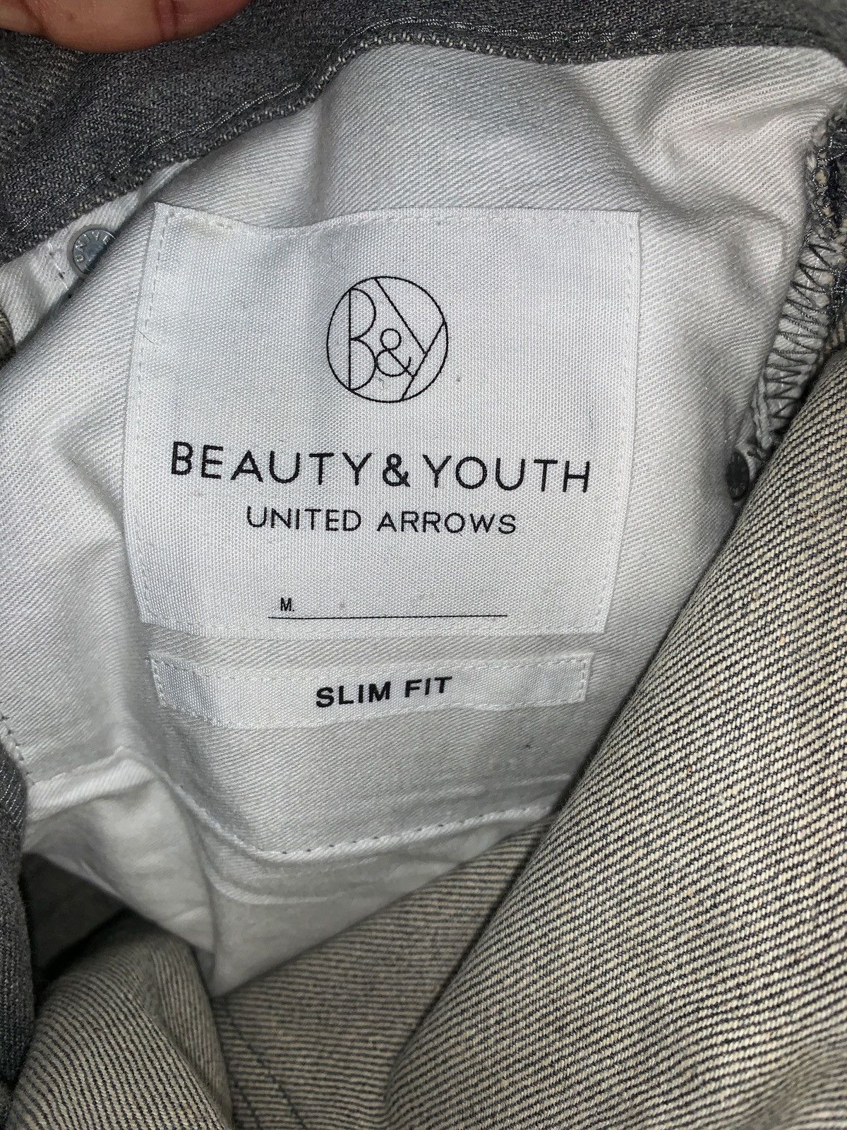 BEAUTY&YOUTH × Japanese Brand × United Arrows BEAUTY & YOUTH Grey Skinny Jeans. Size 30" / US 8 / IT 44 - 8 Thumbnail