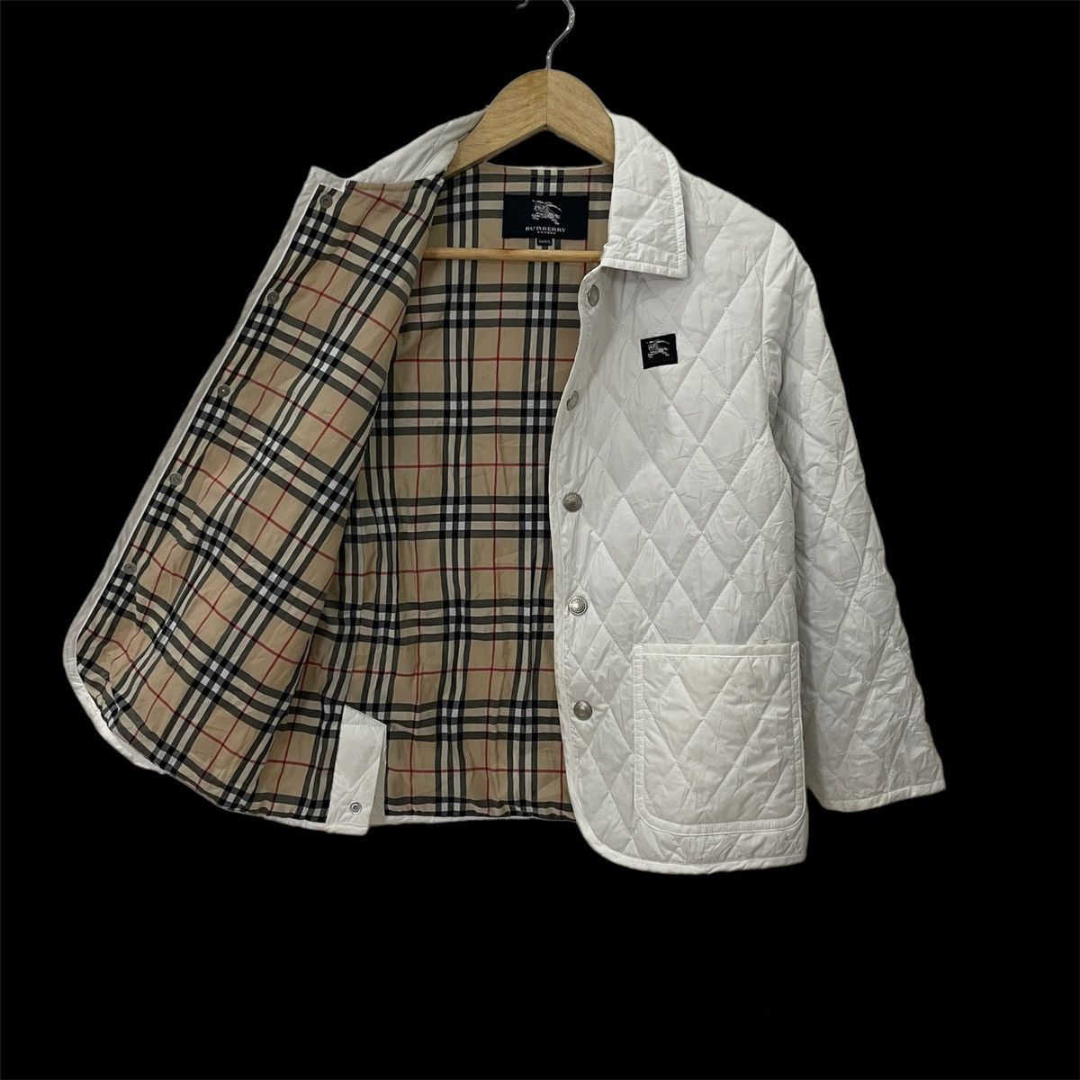 Burberry Vintage Burberry Nova Check Kids Puffer Jacket Size US XXS / EU 40 - 1 Thumbnail