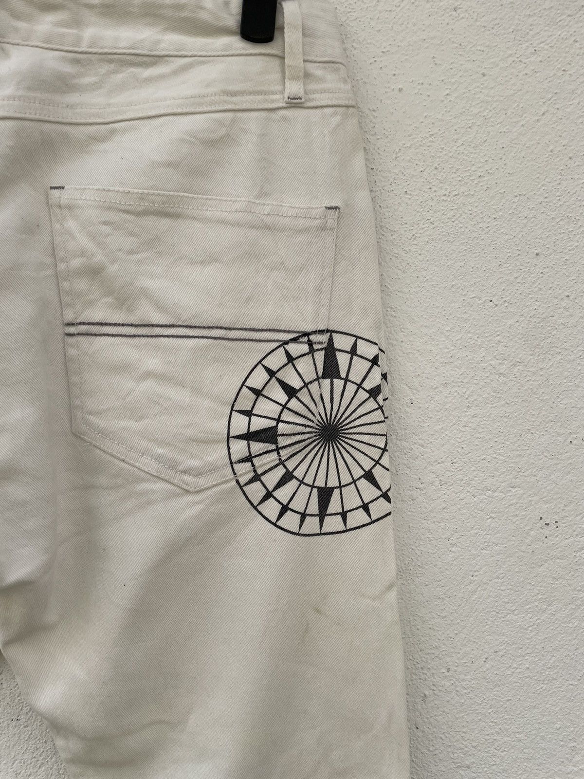 Designer × If Six Was Nine × Japanese Brand Japanese Brand God Tradilion White Denim Jeans Size US 30 / EU 46 - 9 Thumbnail