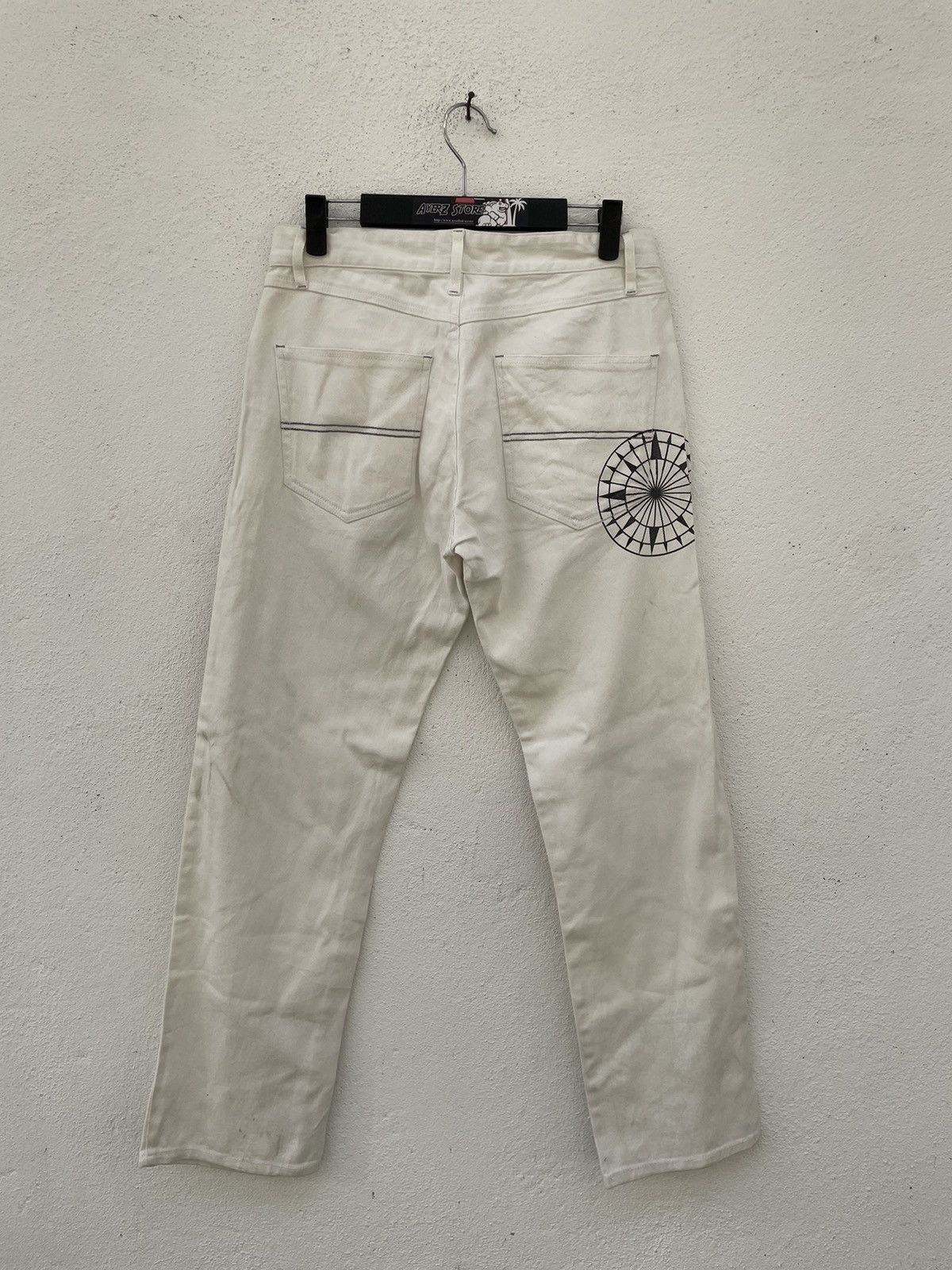 Designer × If Six Was Nine × Japanese Brand Japanese Brand God Tradilion White Denim Jeans Size US 30 / EU 46 - 7 Thumbnail