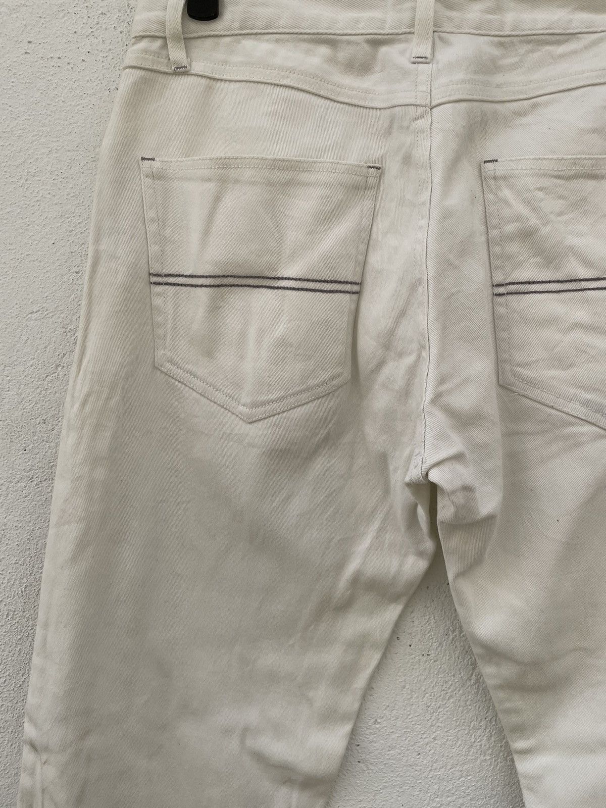 Designer × If Six Was Nine × Japanese Brand Japanese Brand God Tradilion White Denim Jeans Size US 30 / EU 46 - 10 Thumbnail