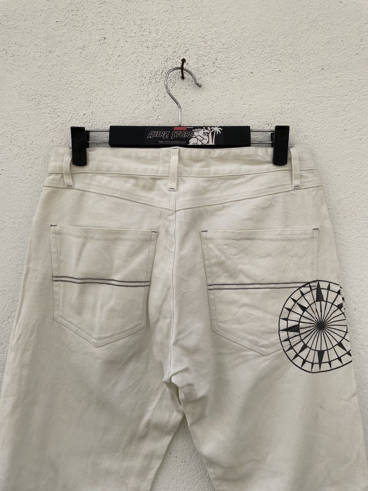 Designer × If Six Was Nine × Japanese Brand Japanese Brand God Tradilion White Denim Jeans Size US 30 / EU 46 - 8 Thumbnail