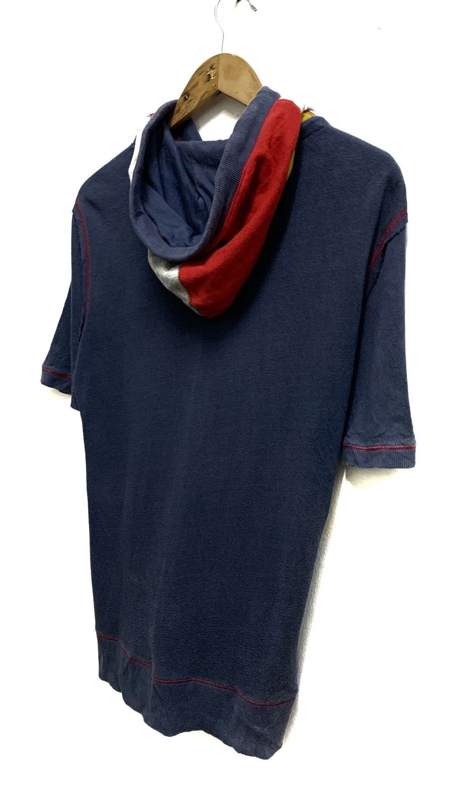 Beams Plus × Vintage Short Sleeve Zipper Hoodie Shirt Size US M / EU 48-50 / 2 - 8 Thumbnail