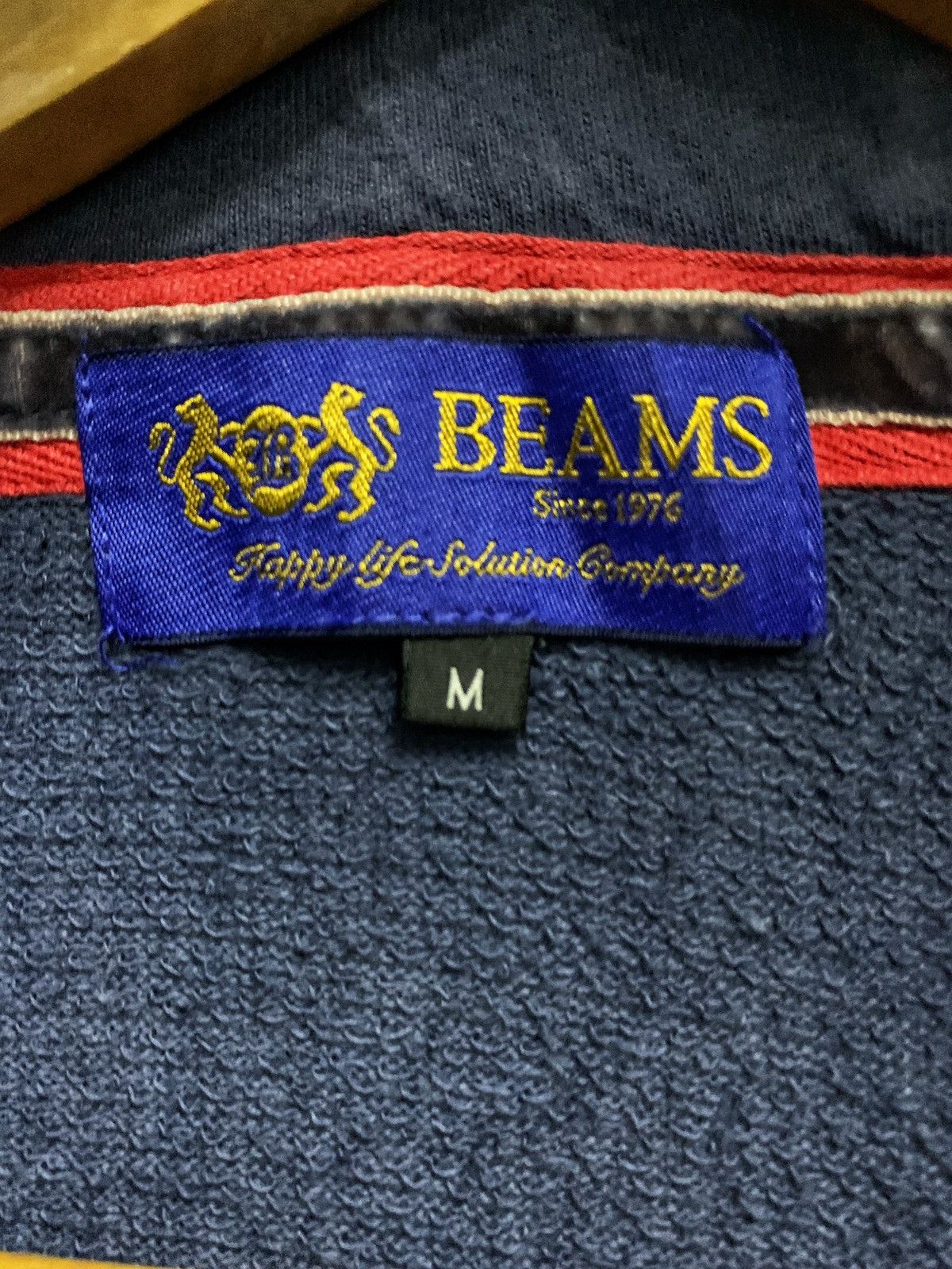 Beams Plus × Vintage Short Sleeve Zipper Hoodie Shirt Size US M / EU 48-50 / 2 - 9 Thumbnail