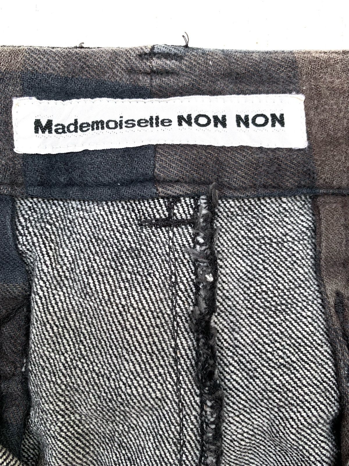 Mademoiselle Non Non × Vintage Vintage Denim Grey with Small patches. Size US 28 / EU 44 - 12 Thumbnail