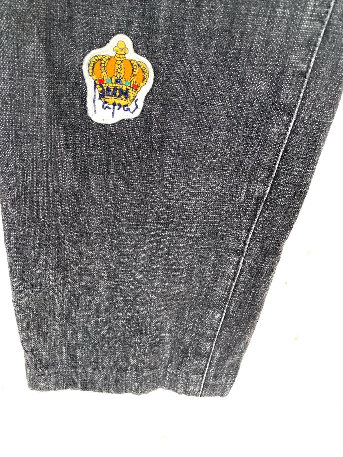 Mademoiselle Non Non × Vintage Vintage Denim Grey with Small patches. Size US 28 / EU 44 - 6 Thumbnail