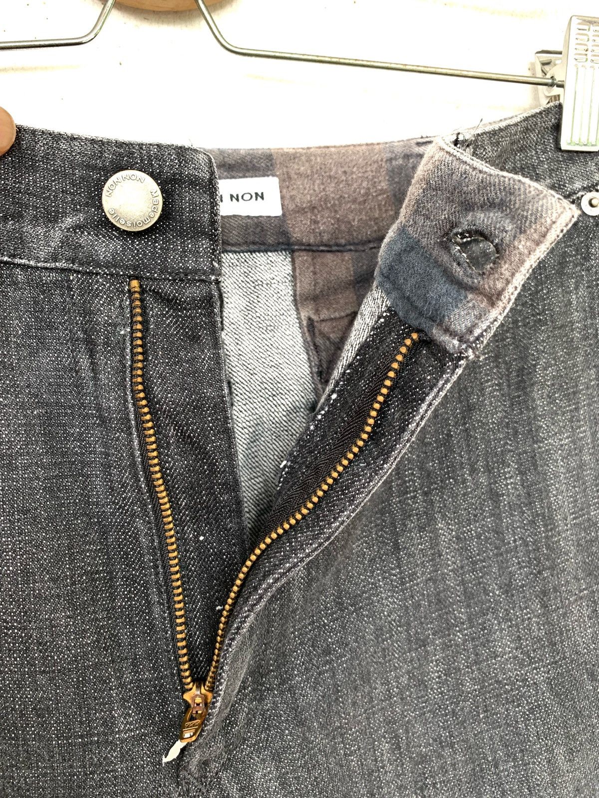 Mademoiselle Non Non × Vintage Vintage Denim Grey with Small patches. Size US 28 / EU 44 - 11 Thumbnail