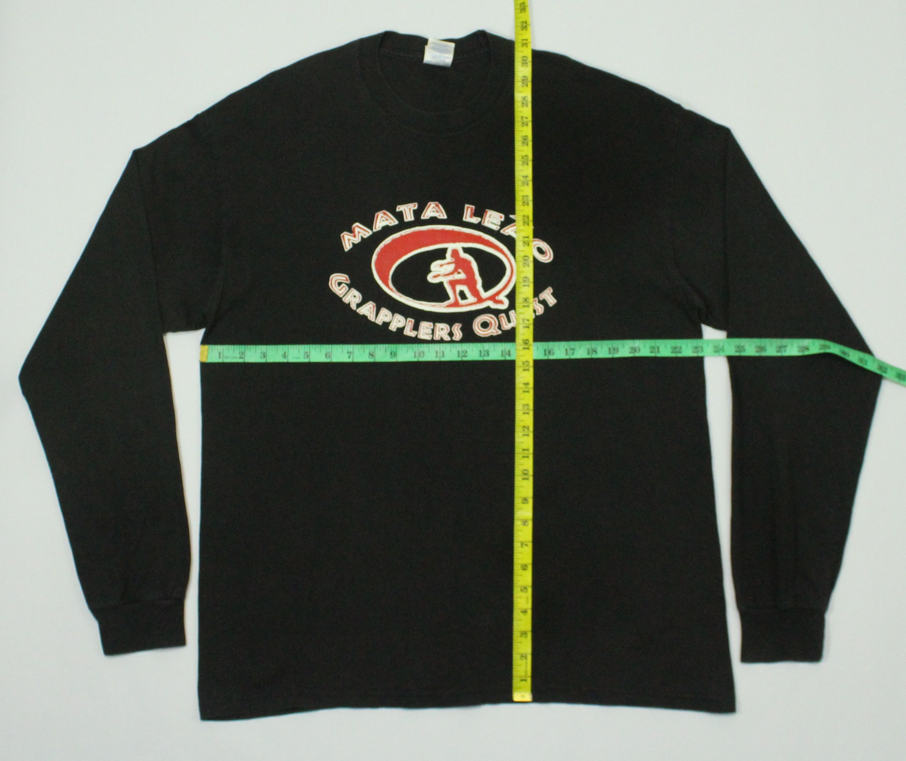 Tapout × Vintage Vintage 00s MATA LEAO GRAPPLERS QUEST T Shirt Faded Black Size US XL / EU 56 / 4 - 15 Thumbnail