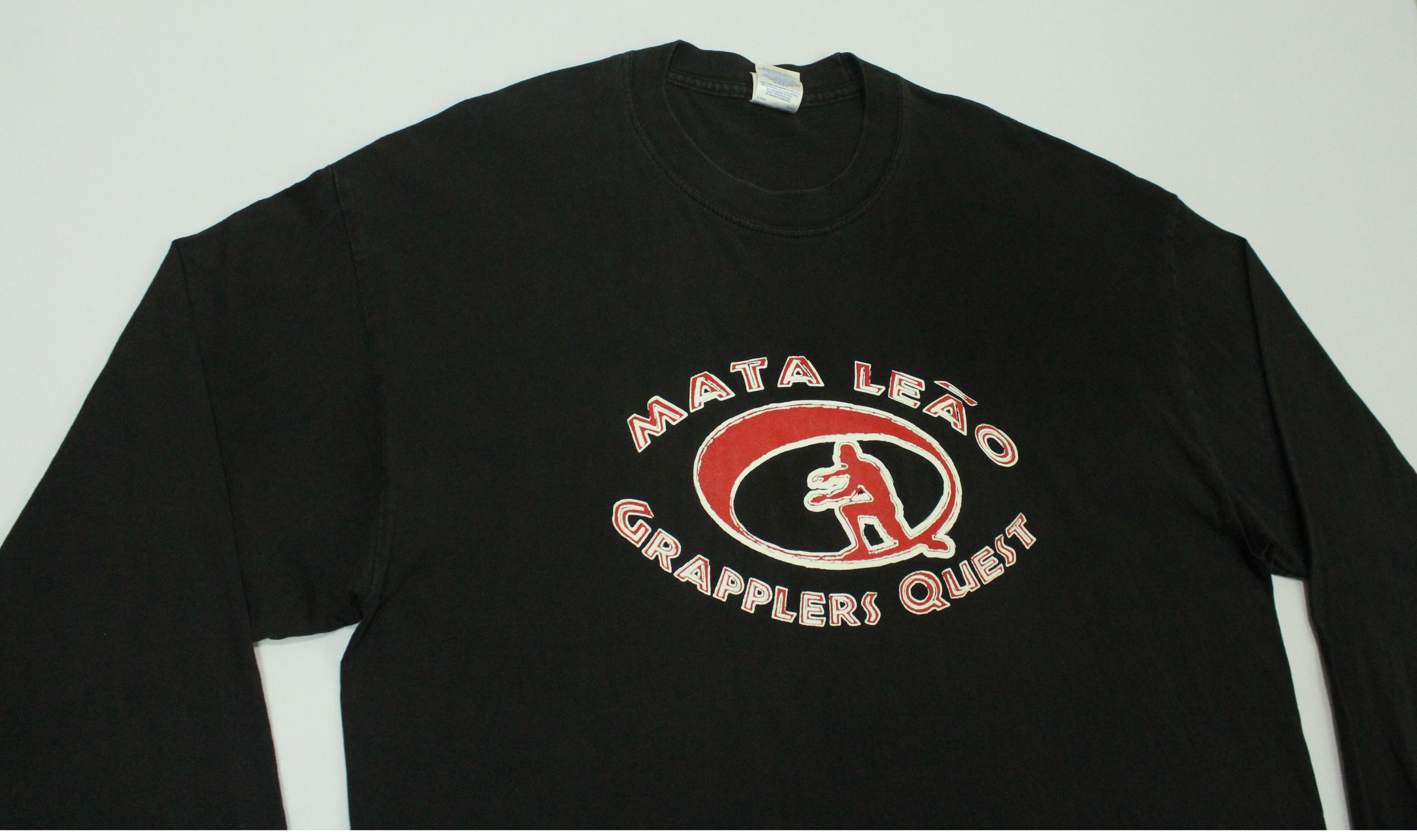 Tapout × Vintage Vintage 00s MATA LEAO GRAPPLERS QUEST T Shirt Faded Black Size US XL / EU 56 / 4 - 8 Thumbnail