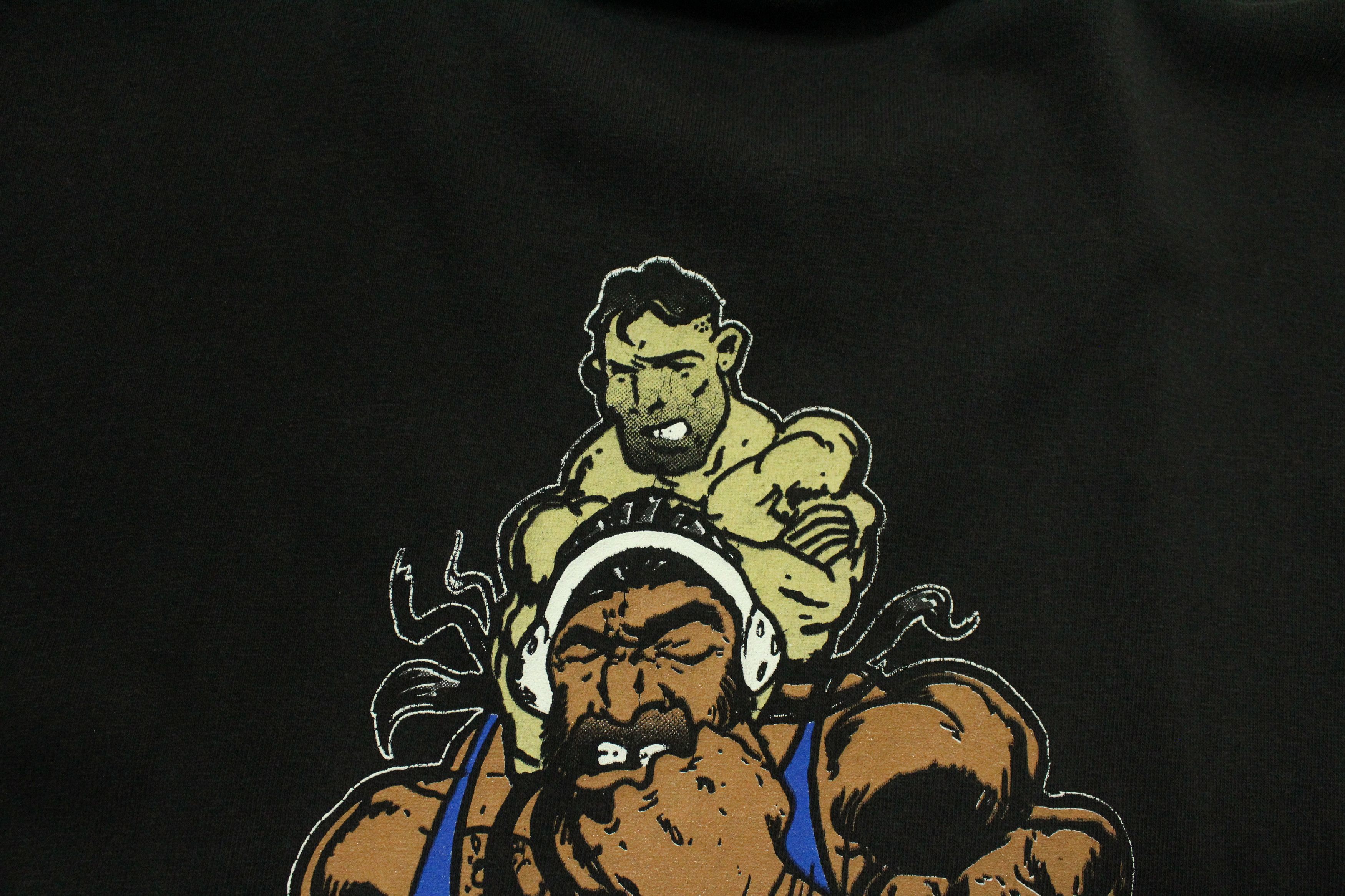 Tapout × Vintage Vintage 00s MATA LEAO GRAPPLERS QUEST T Shirt Faded Black Size US XL / EU 56 / 4 - 12 Thumbnail