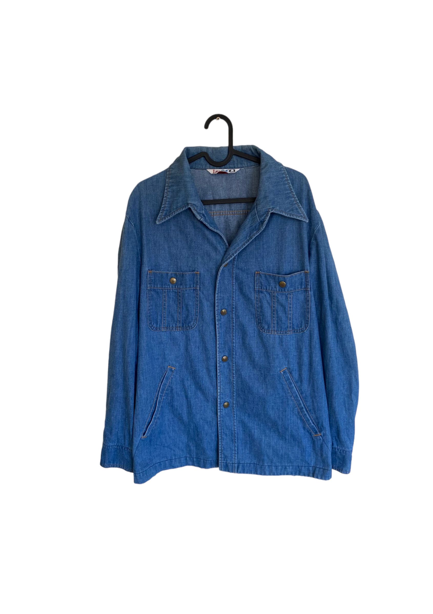 Lee × Vintage 80s' Lee Set workwear denim vintage jacket Size US XL / EU 56 / 4 - 1 Thumbnail