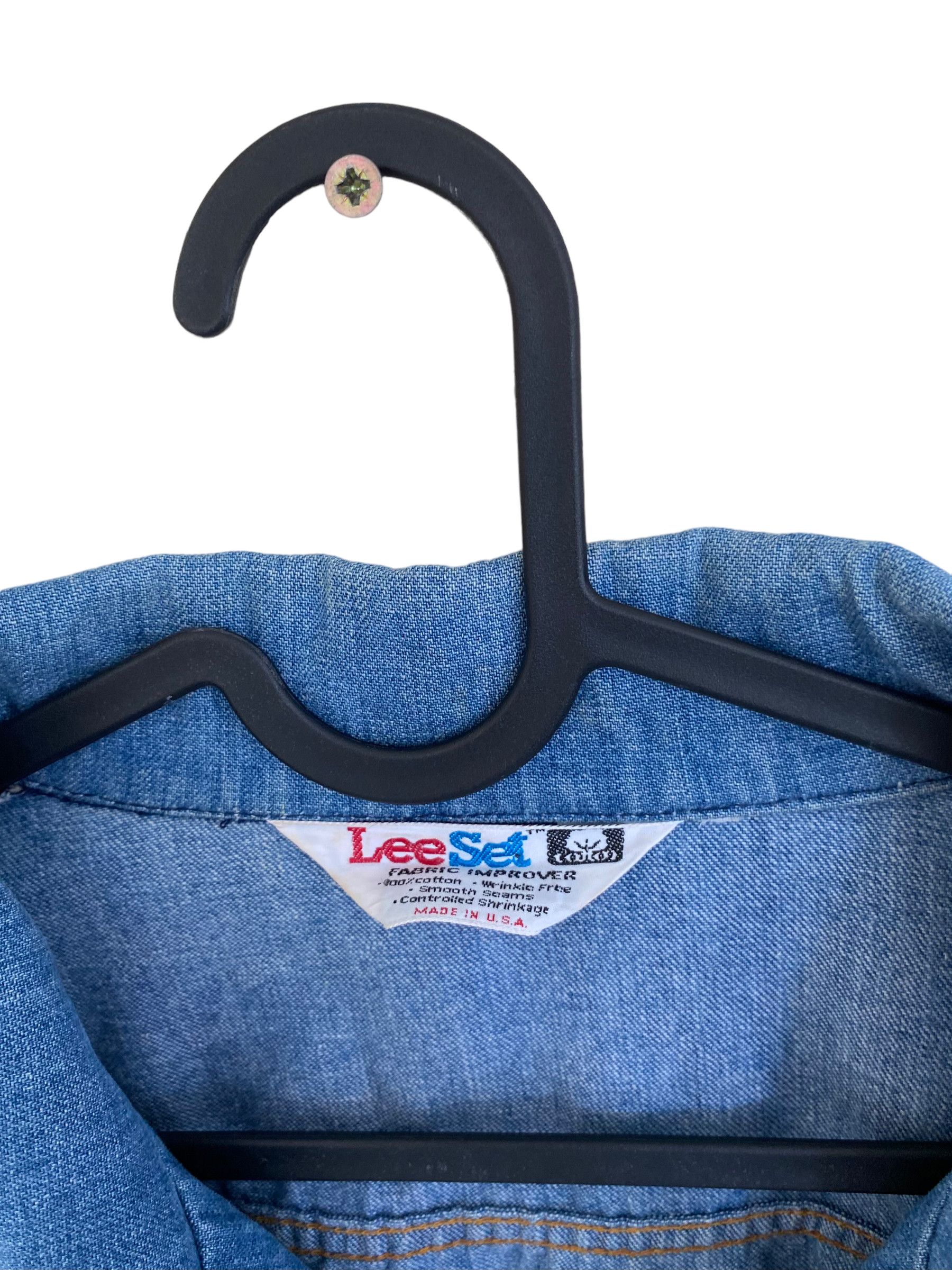 Lee × Vintage 80s' Lee Set workwear denim vintage jacket Size US XL / EU 56 / 4 - 2 Thumbnail