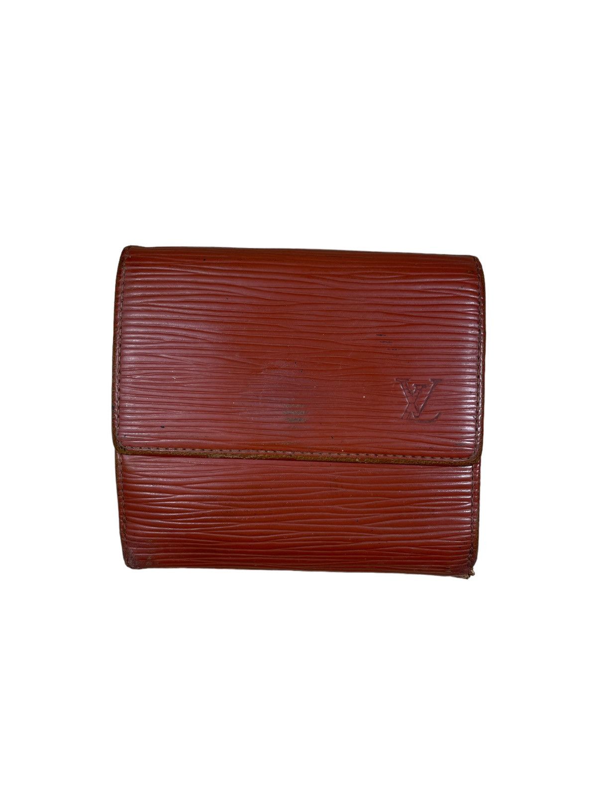 (STEAL) Louis Vuitton x Supreme Slender Wallet Red Epi