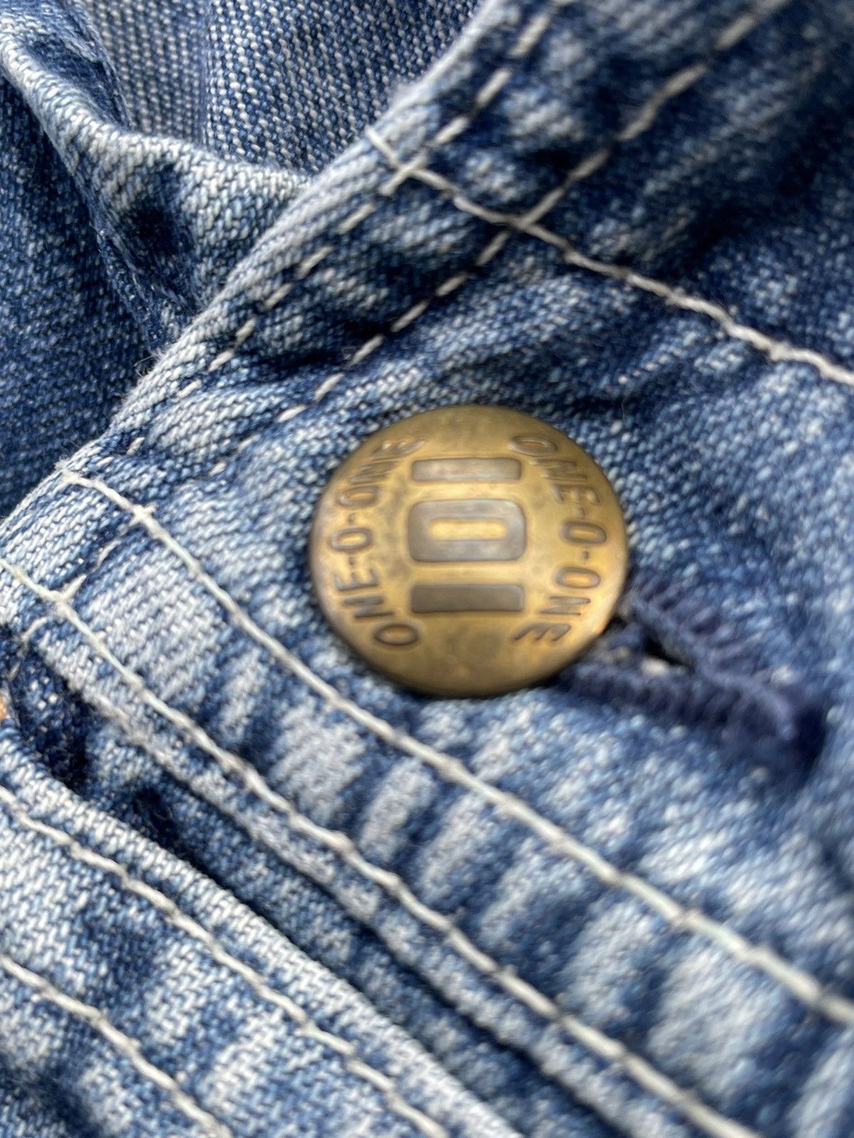 Edwin × Vintage Vintage Edwin 101 Denim Overall Size US 38 / EU 54 - 15 Thumbnail