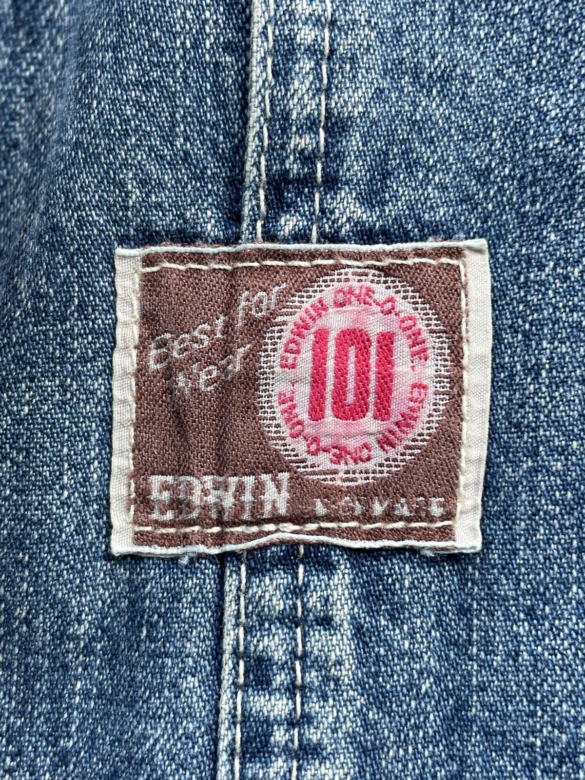 Edwin × Vintage Vintage Edwin 101 Denim Overall Size US 38 / EU 54 - 13 Thumbnail