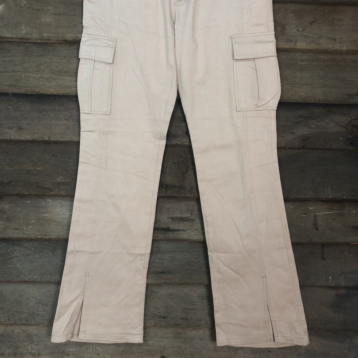 Japanese Brand Pink Papillon Brown Multipocket Tactical Cargo Pants #3362 Size 26" / US 2 / IT 38 - 3 Thumbnail