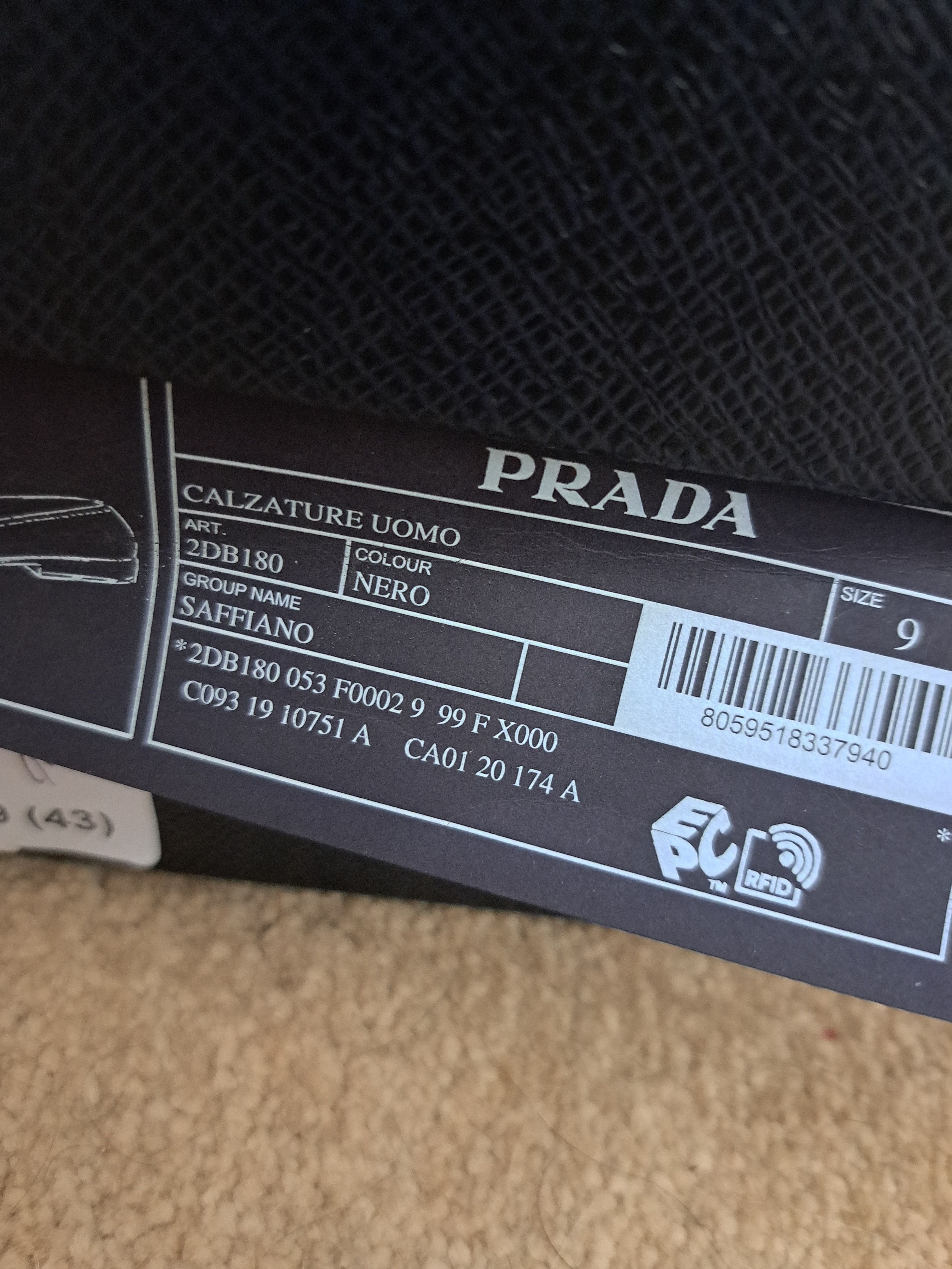 Prada Prada Saffiano Loafers UK 9 Size US 10 / EU 43 - 6 Thumbnail