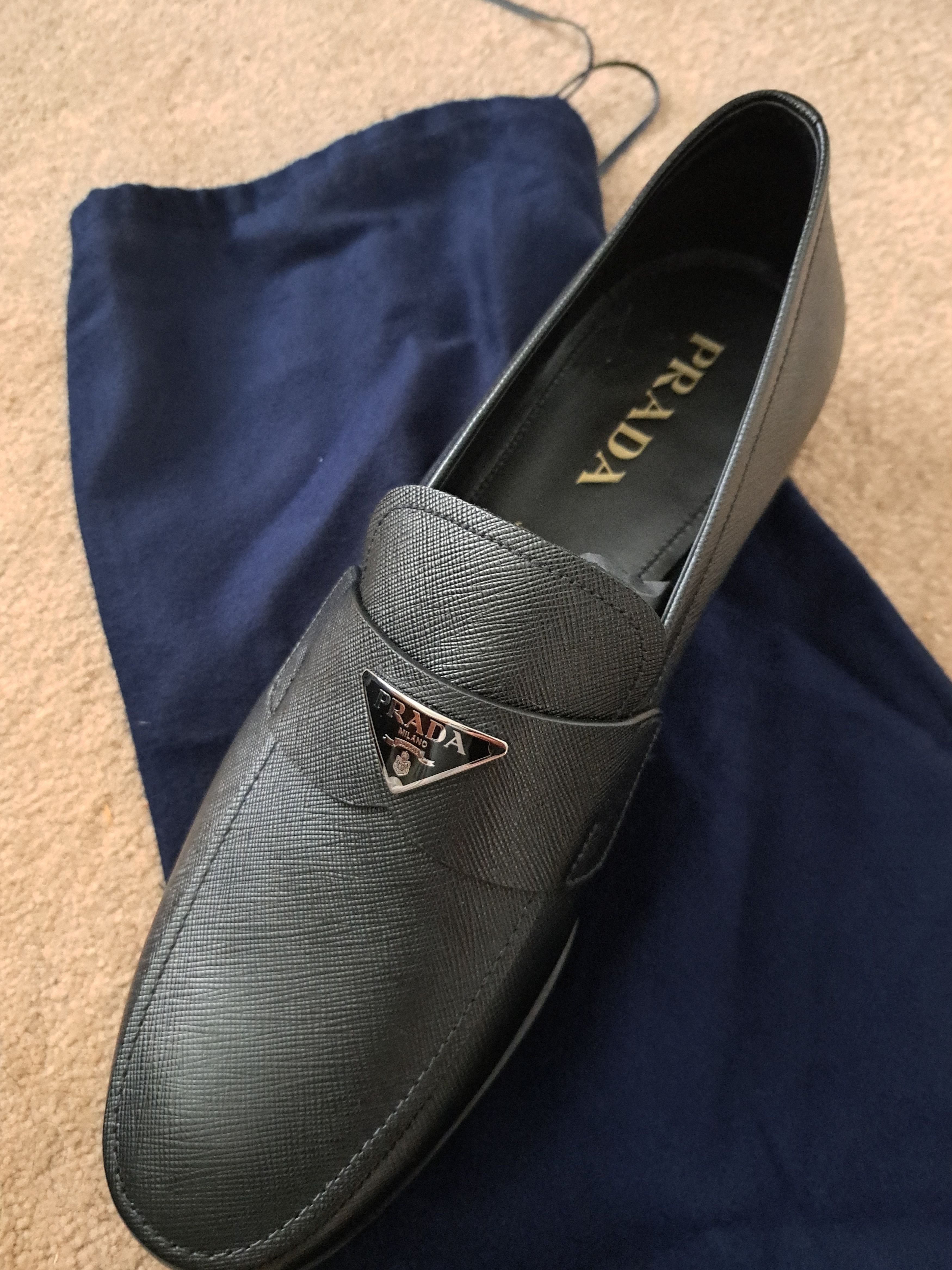 Prada Prada Saffiano Loafers UK 9 Size US 10 / EU 43 - 3 Thumbnail