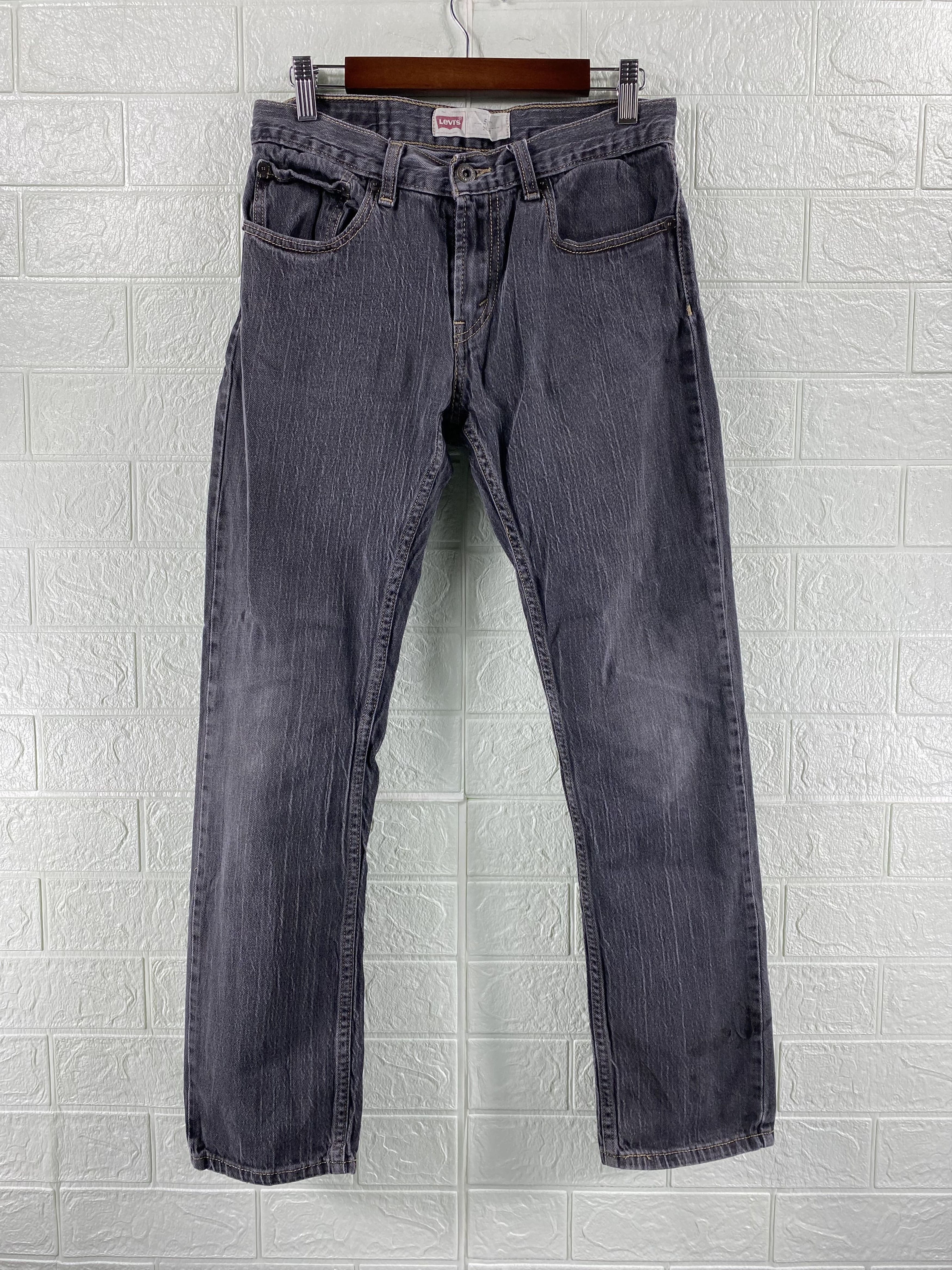 Vintage Levi`s Jeans 511 Slim Fit Black Denim