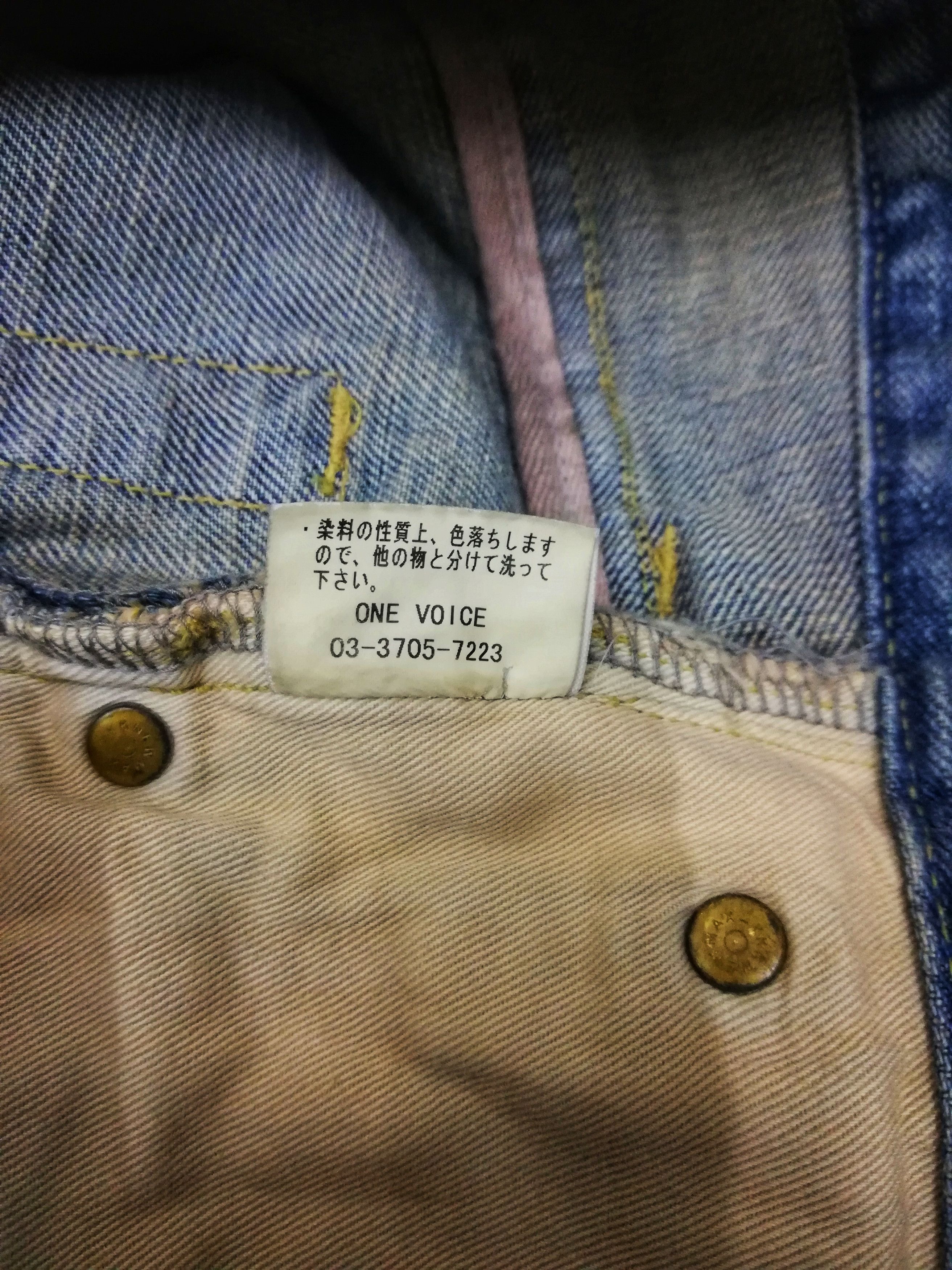 Japanese Brand 🔥Japanese Brand One Voice Custom Distressed Jeans🔥 Size US 32 / EU 48 - 12 Thumbnail
