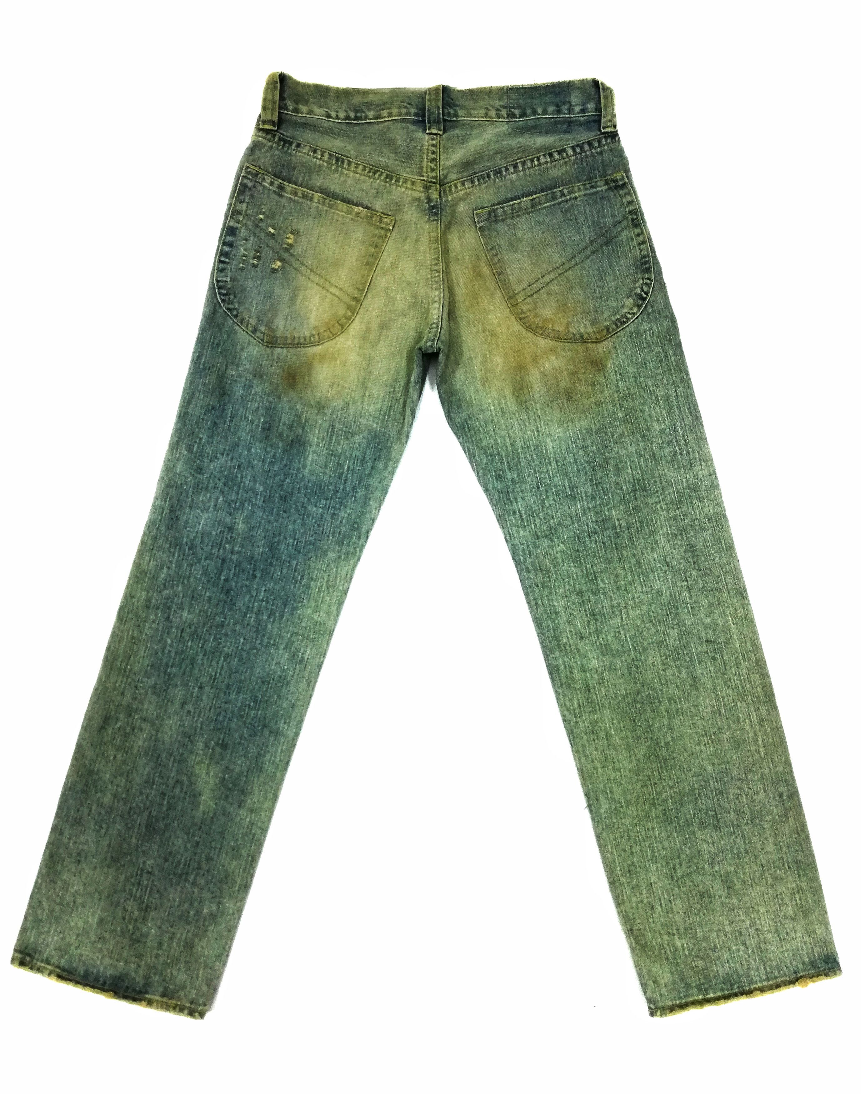 Japanese Brand 🔥Japanese Brand One Voice Custom Distressed Jeans🔥 Size US 32 / EU 48 - 13 Thumbnail