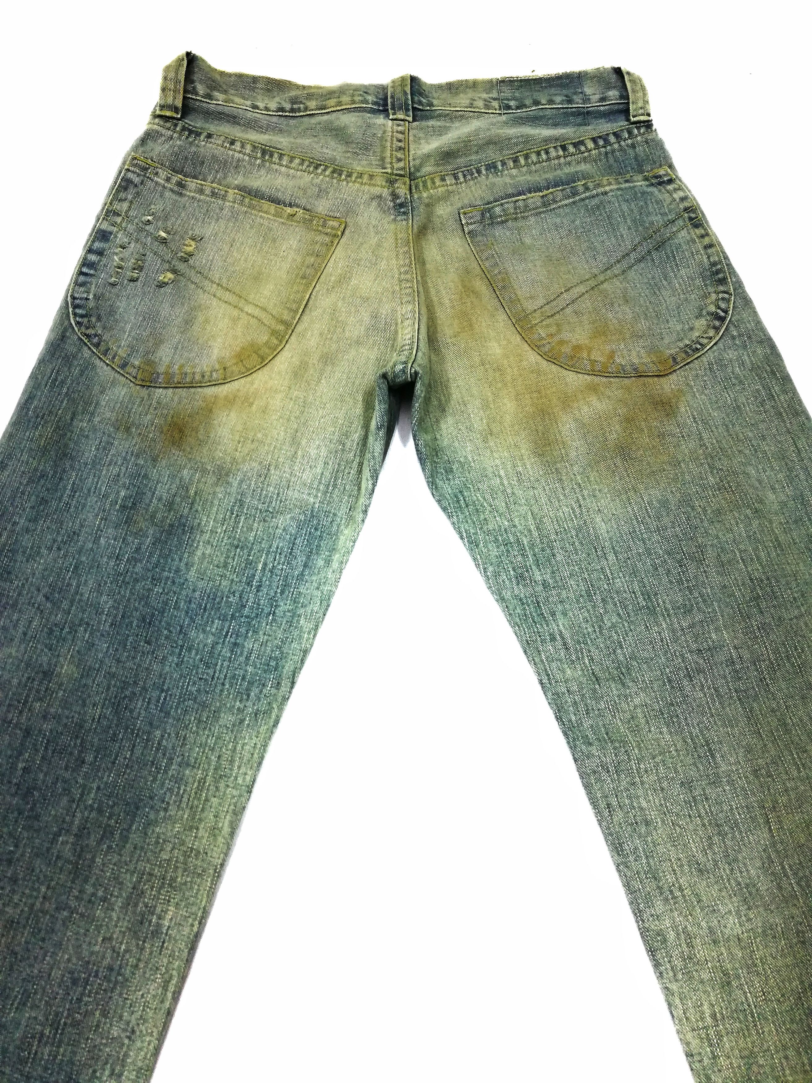Japanese Brand 🔥Japanese Brand One Voice Custom Distressed Jeans🔥 Size US 32 / EU 48 - 16 Thumbnail