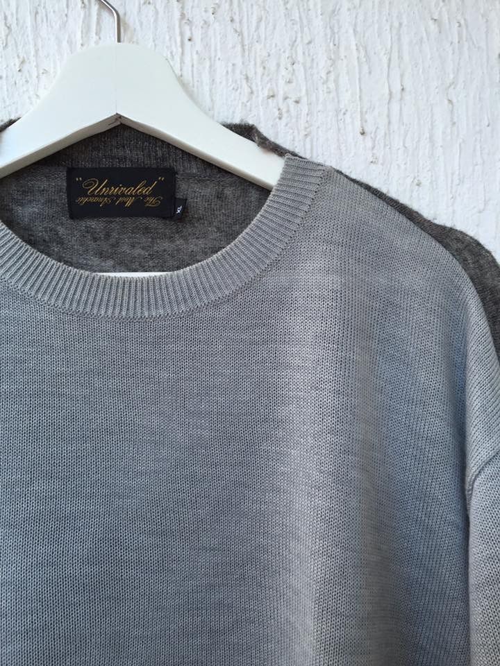 Japanese Brand panelled mohair blend sweater Size US L / EU 52-54 / 3 - 4 Thumbnail