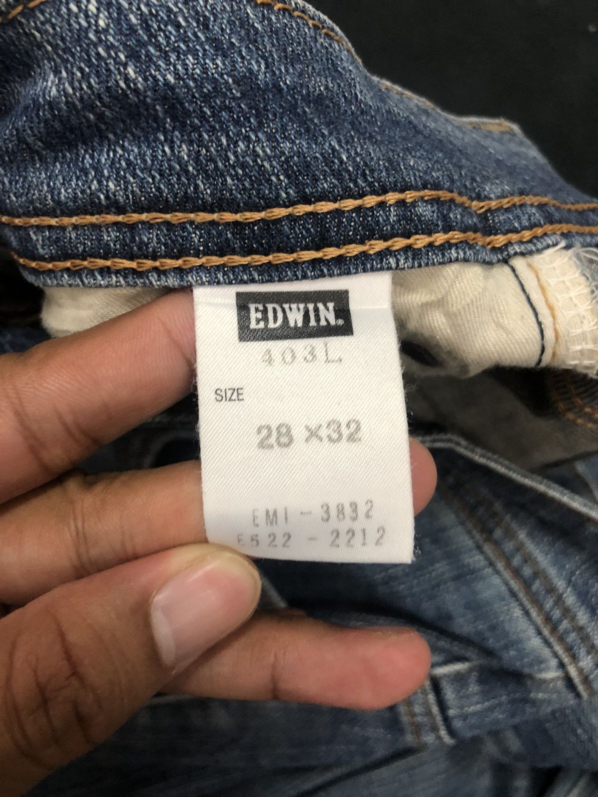 Edwin Vintage Miss Edwin Jeans Distressed Denim Pants W28 Size US 28 / EU 44 - 9 Thumbnail